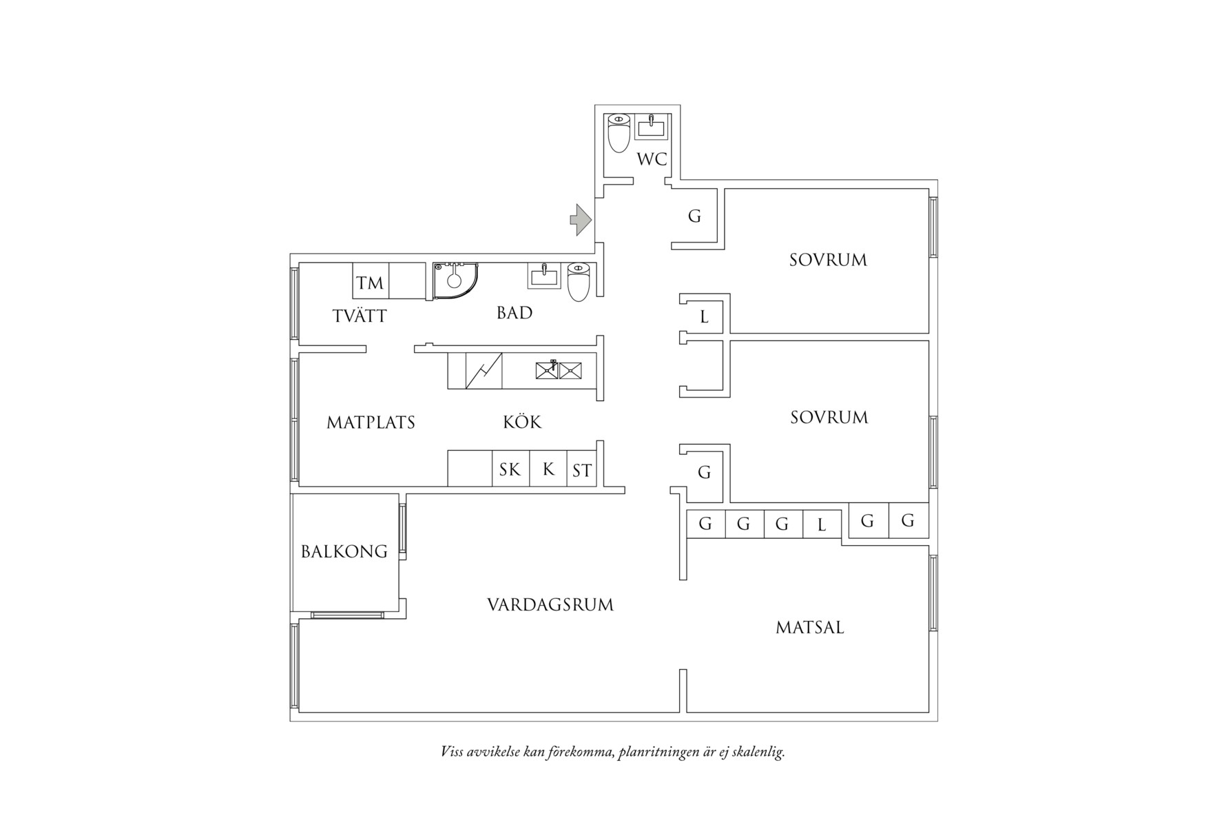 Planritning 1 Solarvsplan 3
