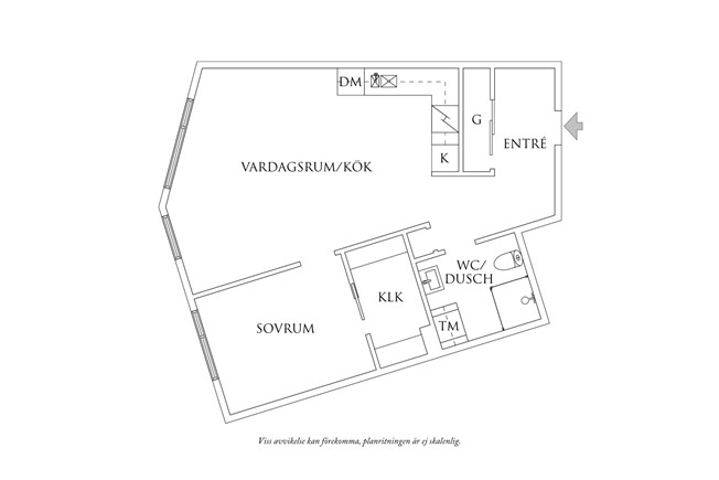 Planritning 1 Bratteråsgatan 40