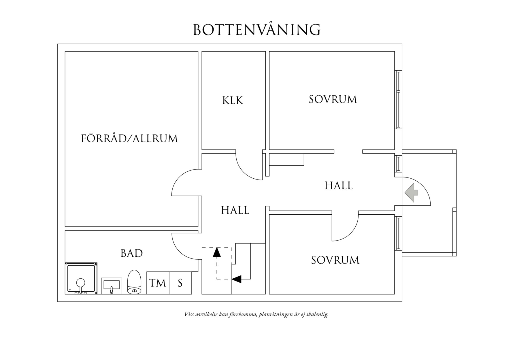 Planritning 1 Ålegårdsgatan 114