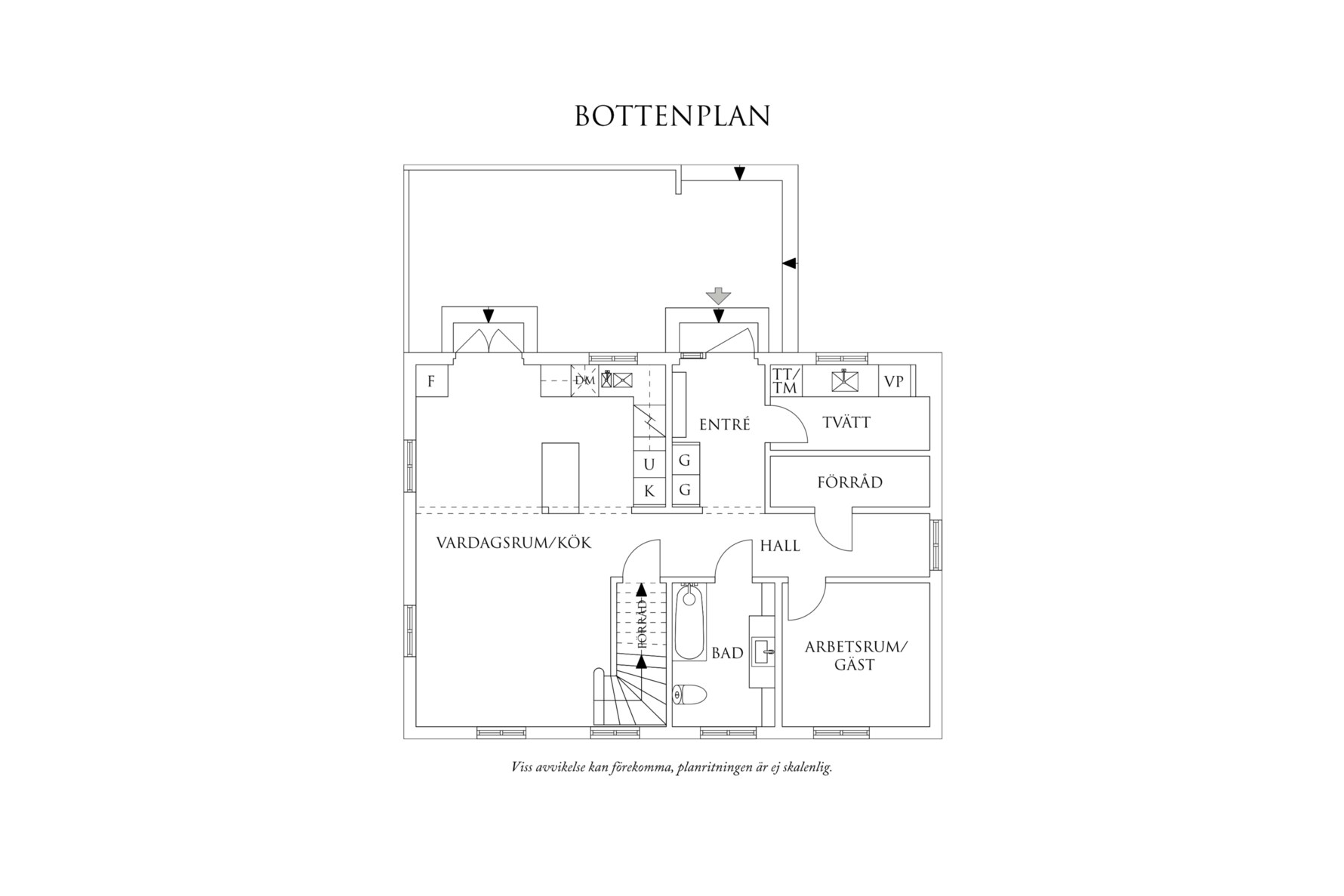 Planritning 1 Styrsö Tångenväg 53