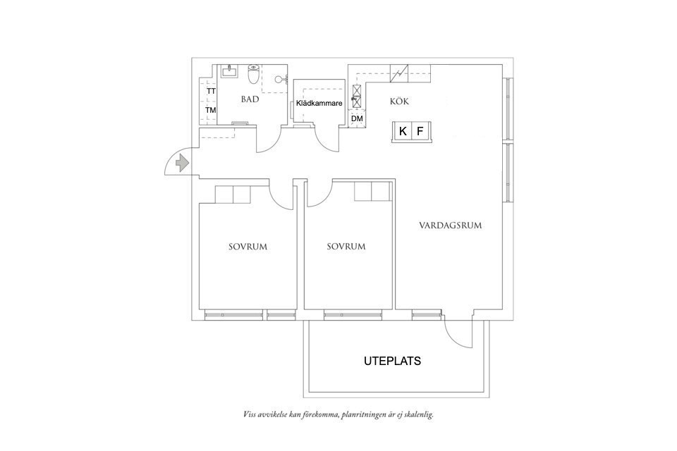 Planritning 1 Knapebacken 8