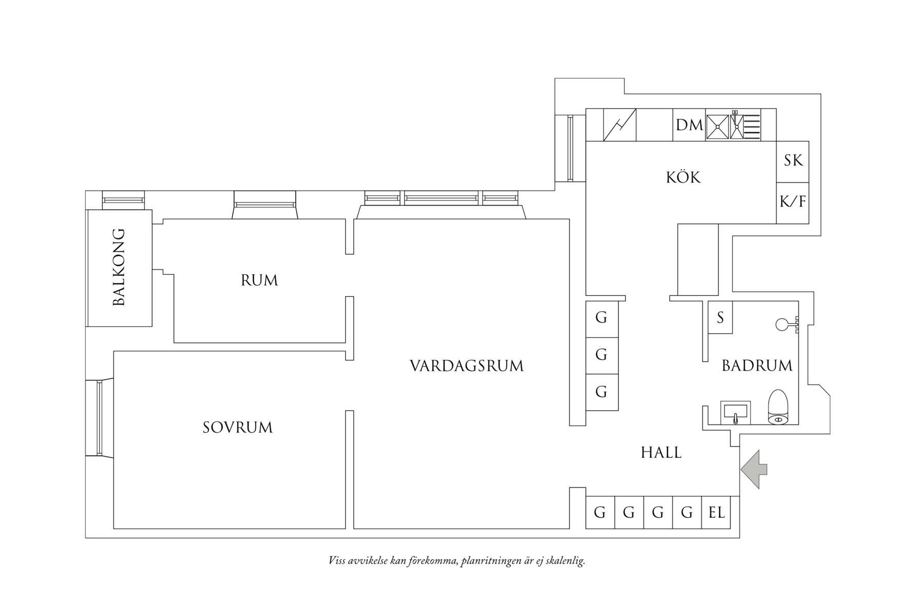 Planritning 1 Raketgatan 13