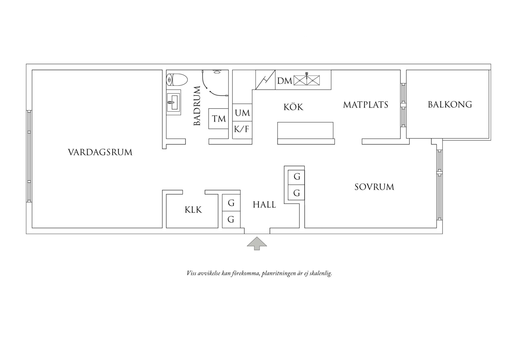 Planritning 1 Karl Gustavsgatan 31