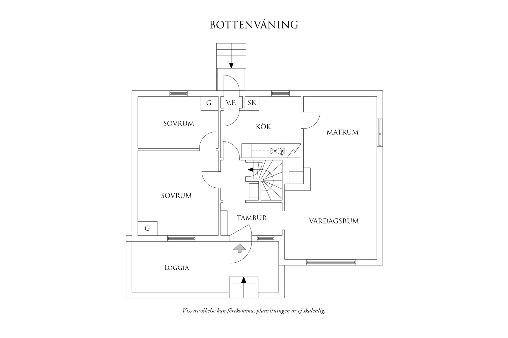Planritning 1 Kullaviksvägen 35