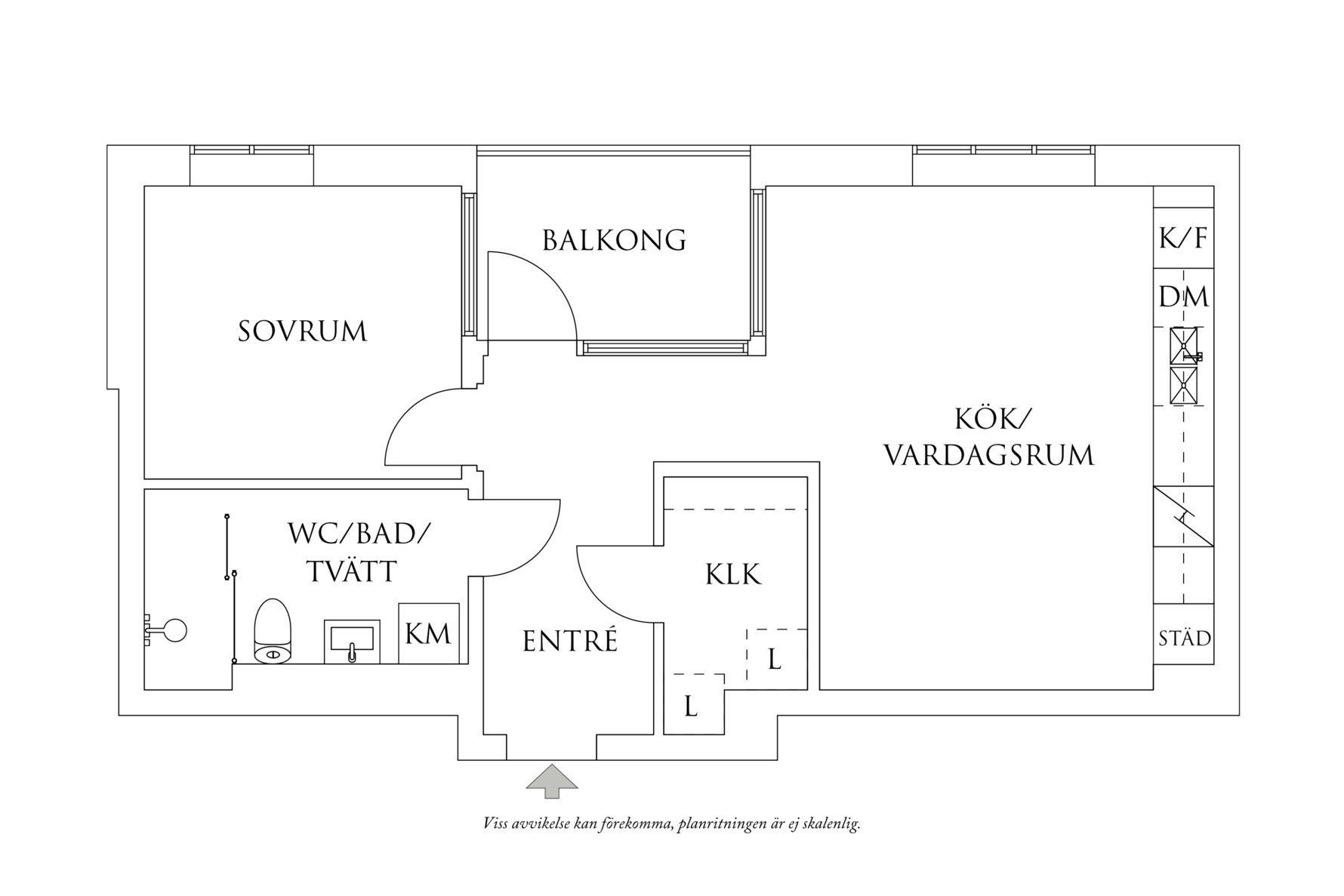 Planritning 1 Borraregatan 3