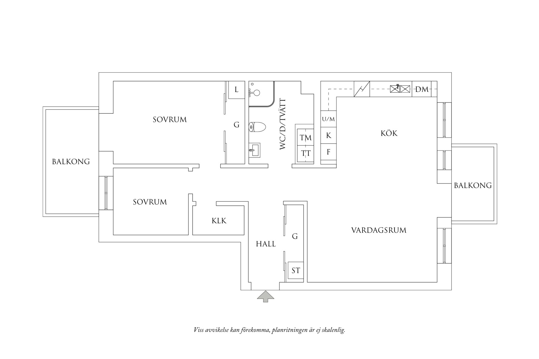 Planritning 1 Brottkärrsvägen 7