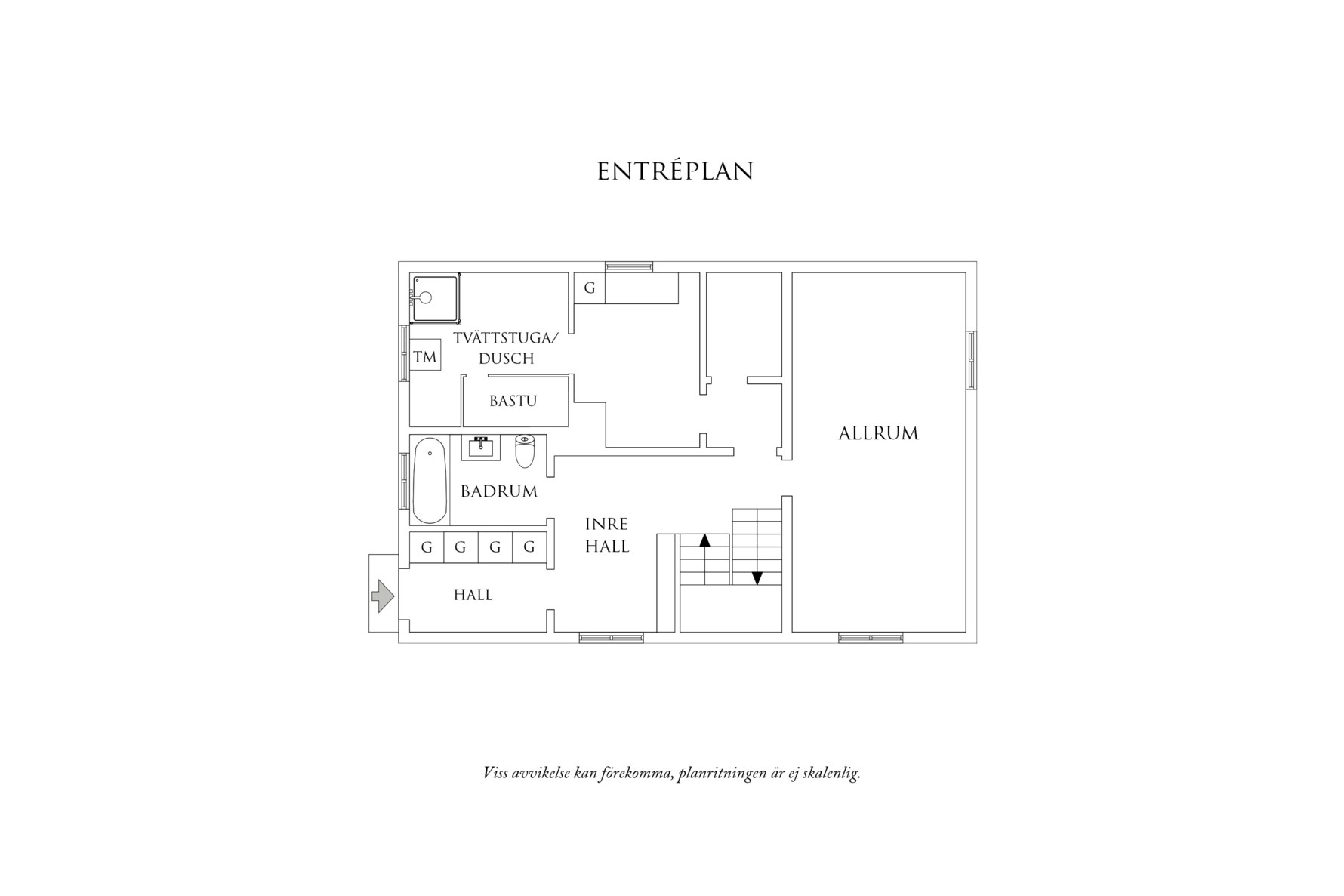 Planritning 1 Lindhultsgatan 21