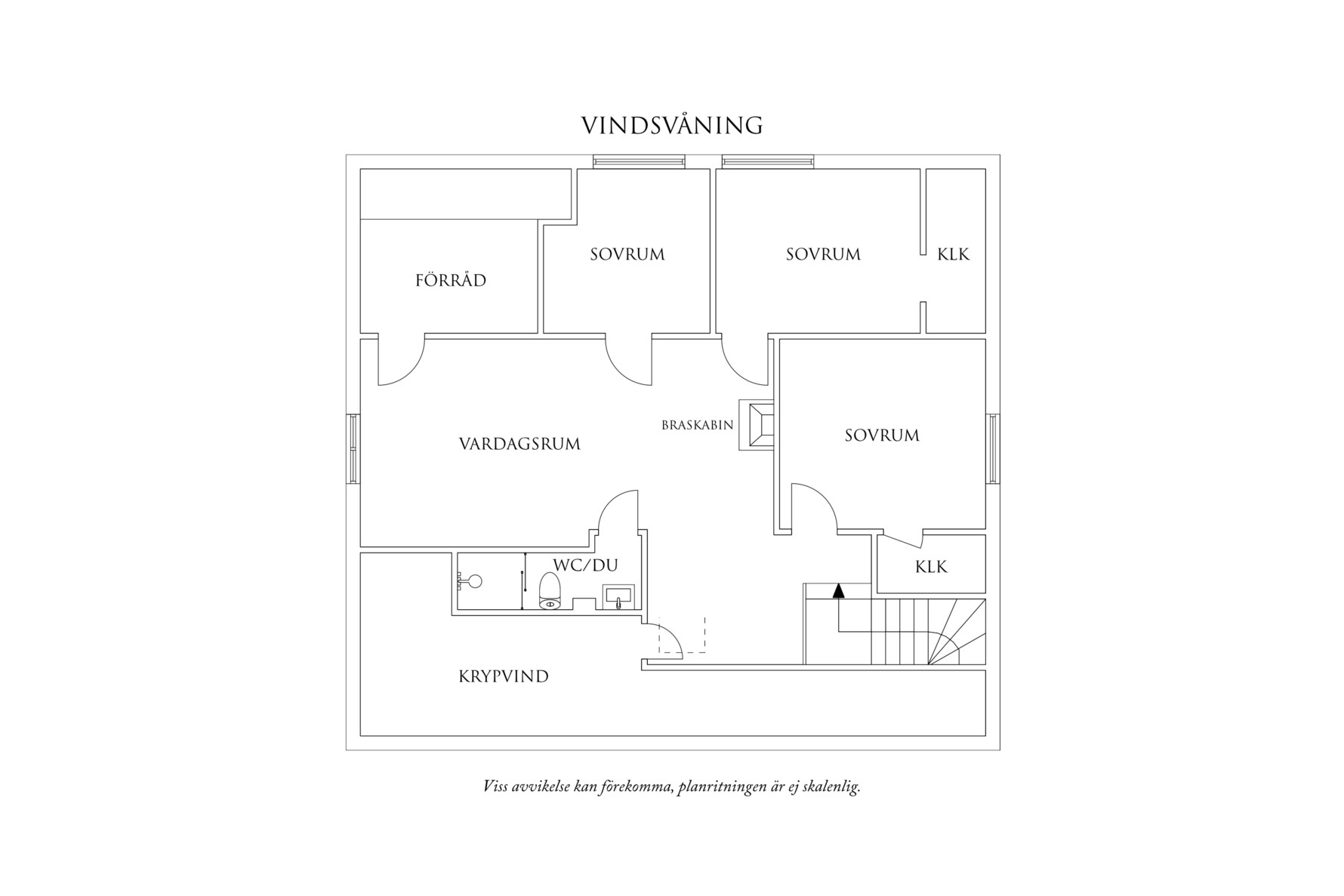 Planritning 3 Skårsgatan 2