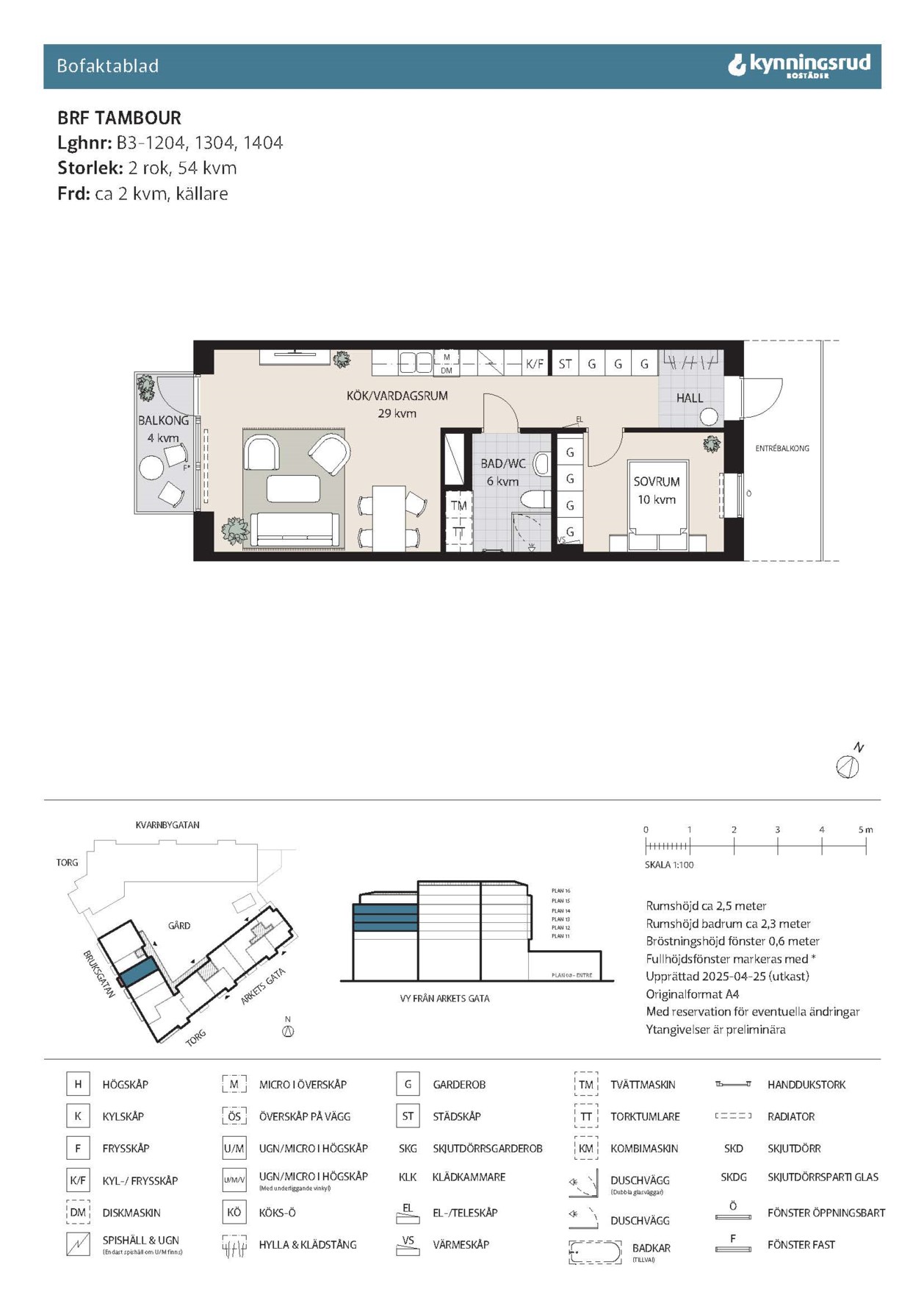 Planritning 1 Arkets gata 24A