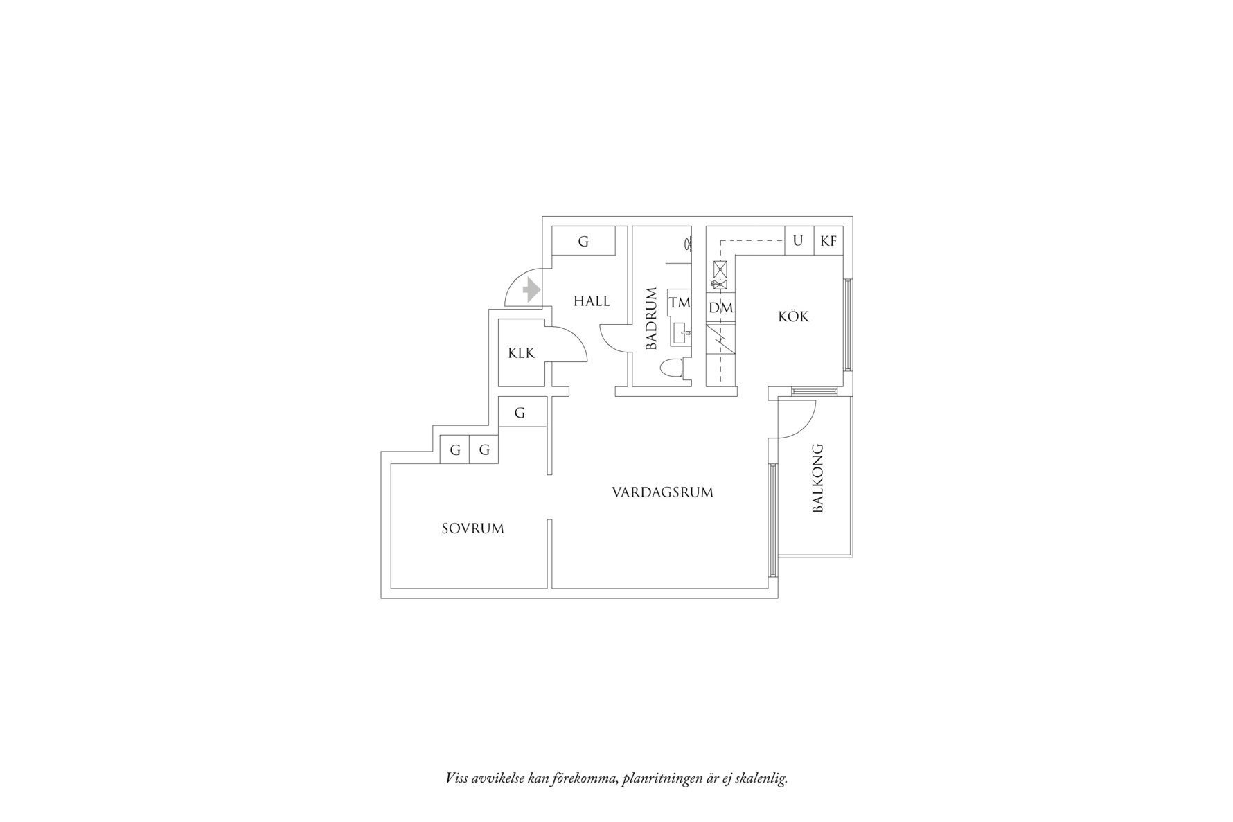 Planritning 1 Föreningsgatan 1A