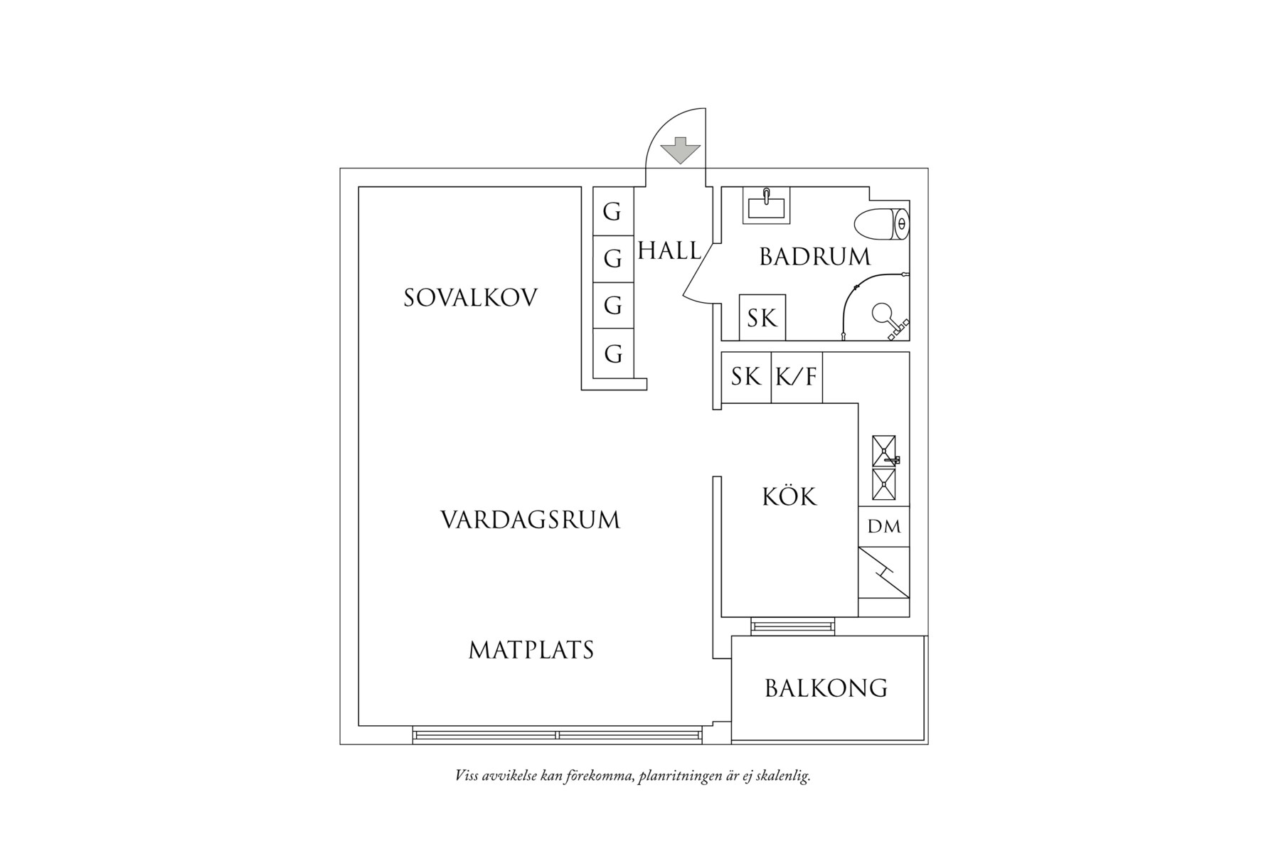 Planritning 1 Nordostpassagen 56
