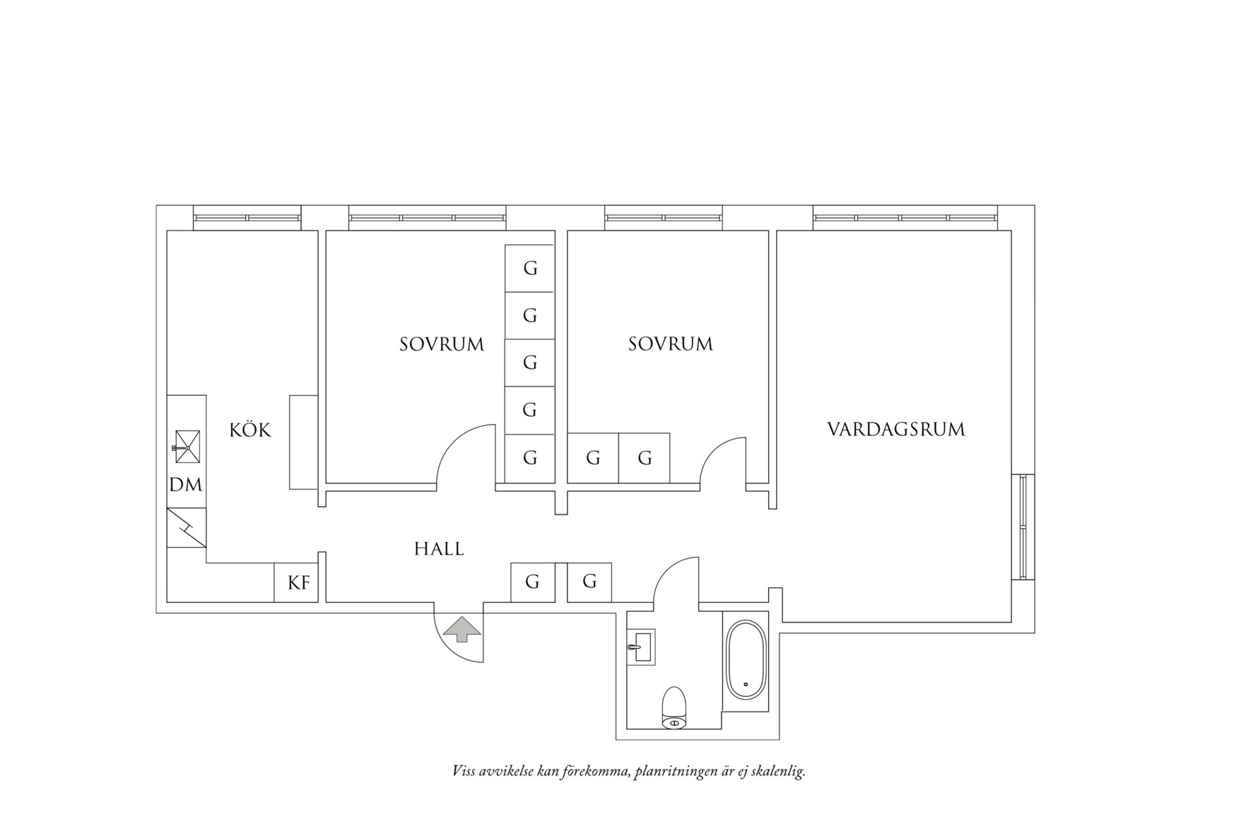 Planritning 1 Spaldingsgatan 9