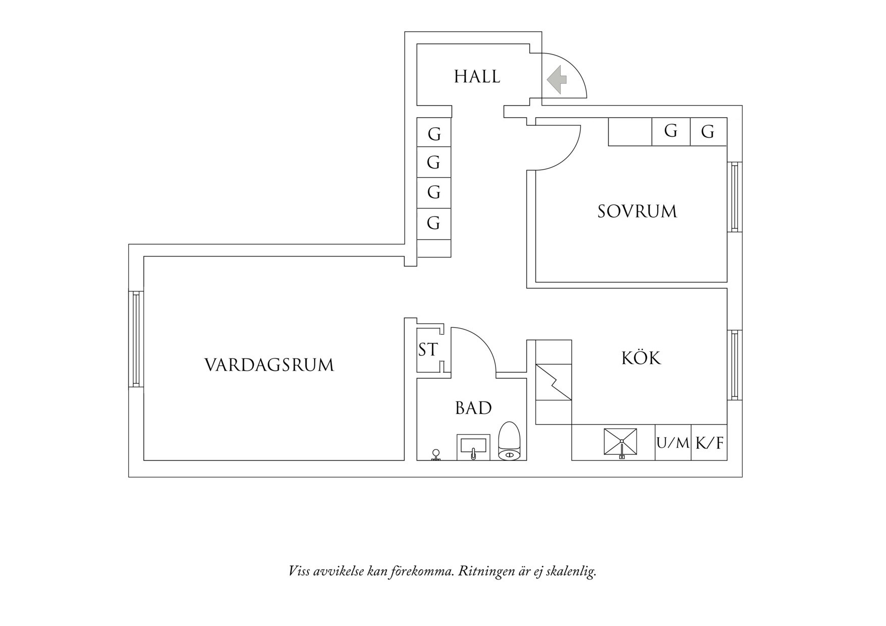 Planritning 1 Framnäsgatan 4