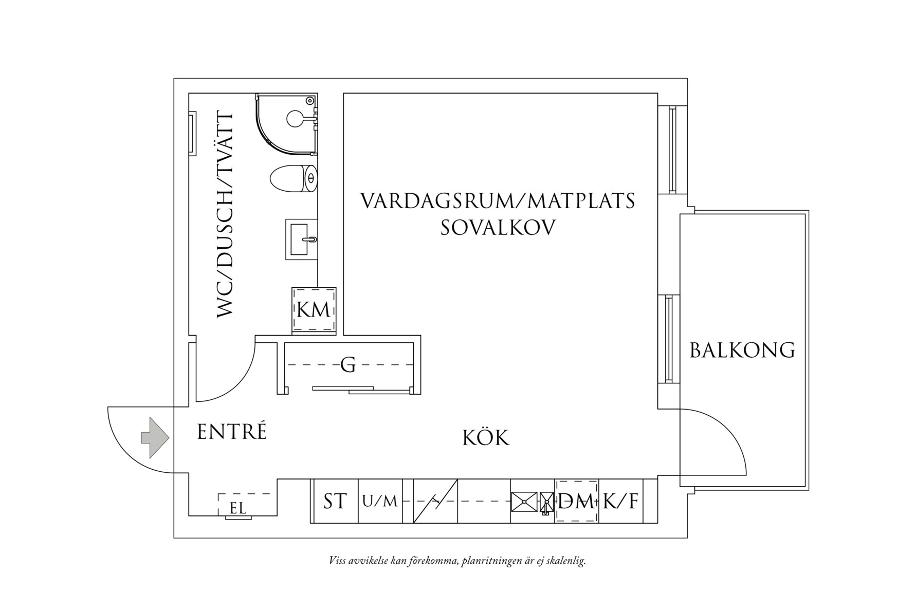 Planritning 1 Barbro Hörbergs Gata 5