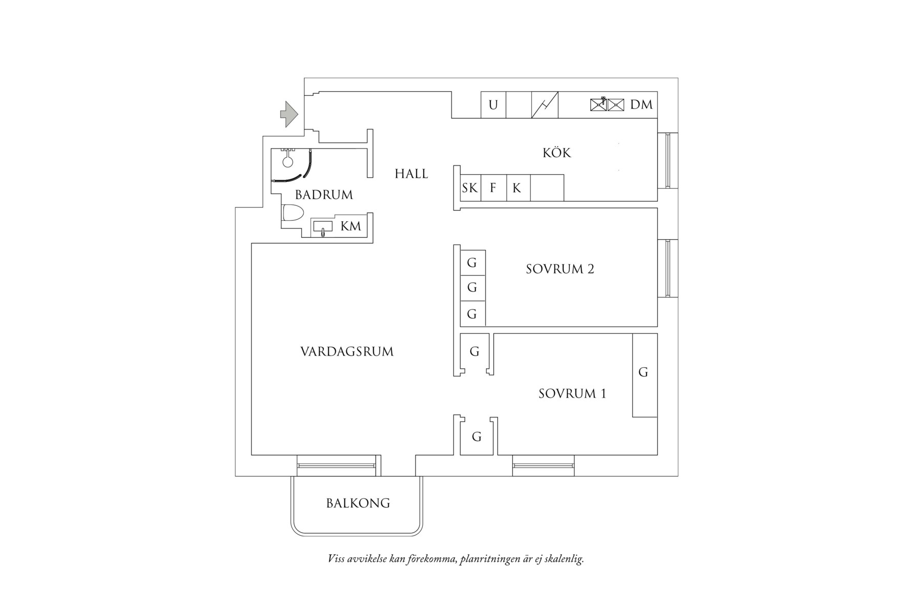 Planritning 1 Lövskogsgatan 14