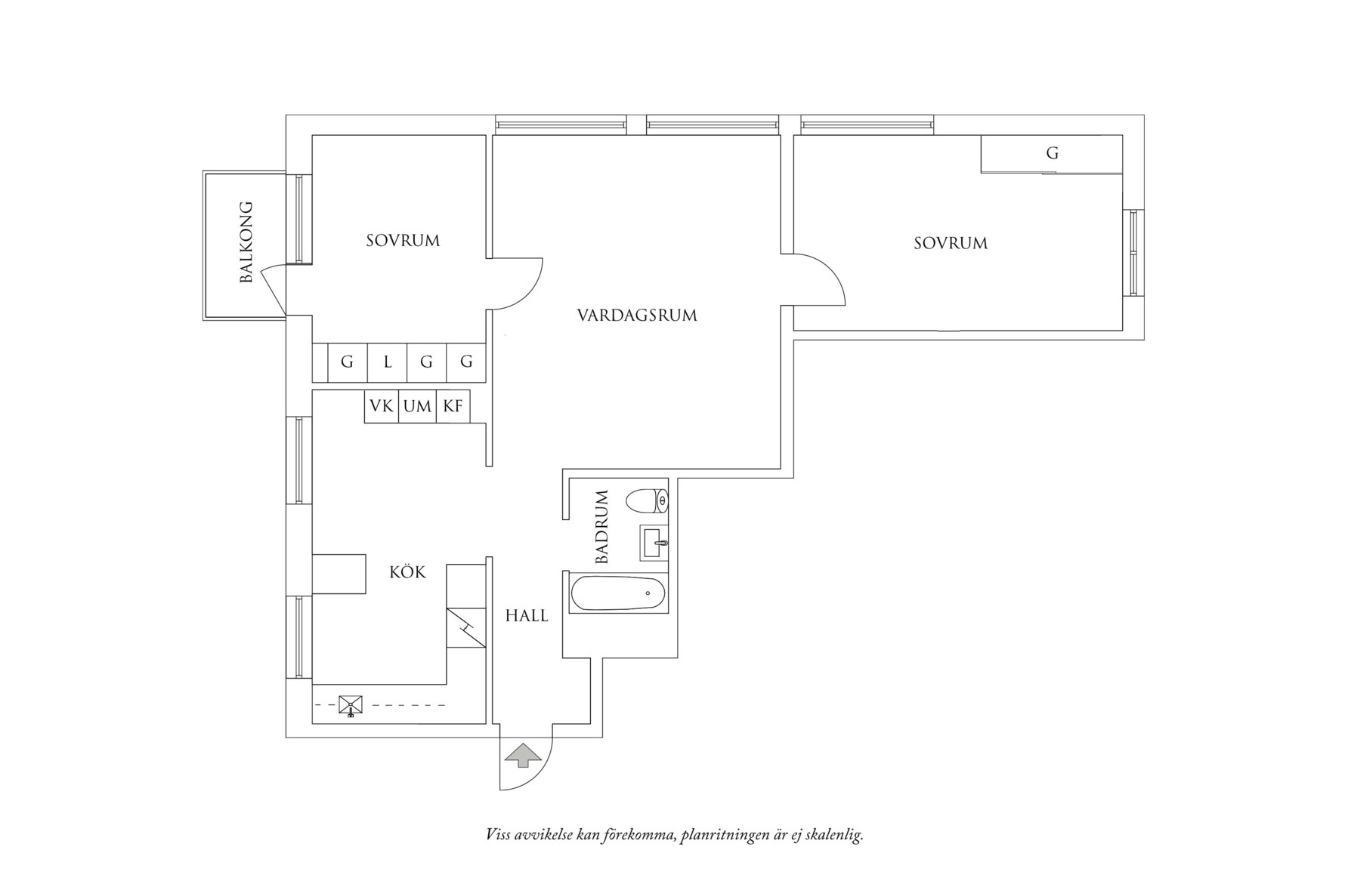 Planritning 1 Spaldingsgatan 1