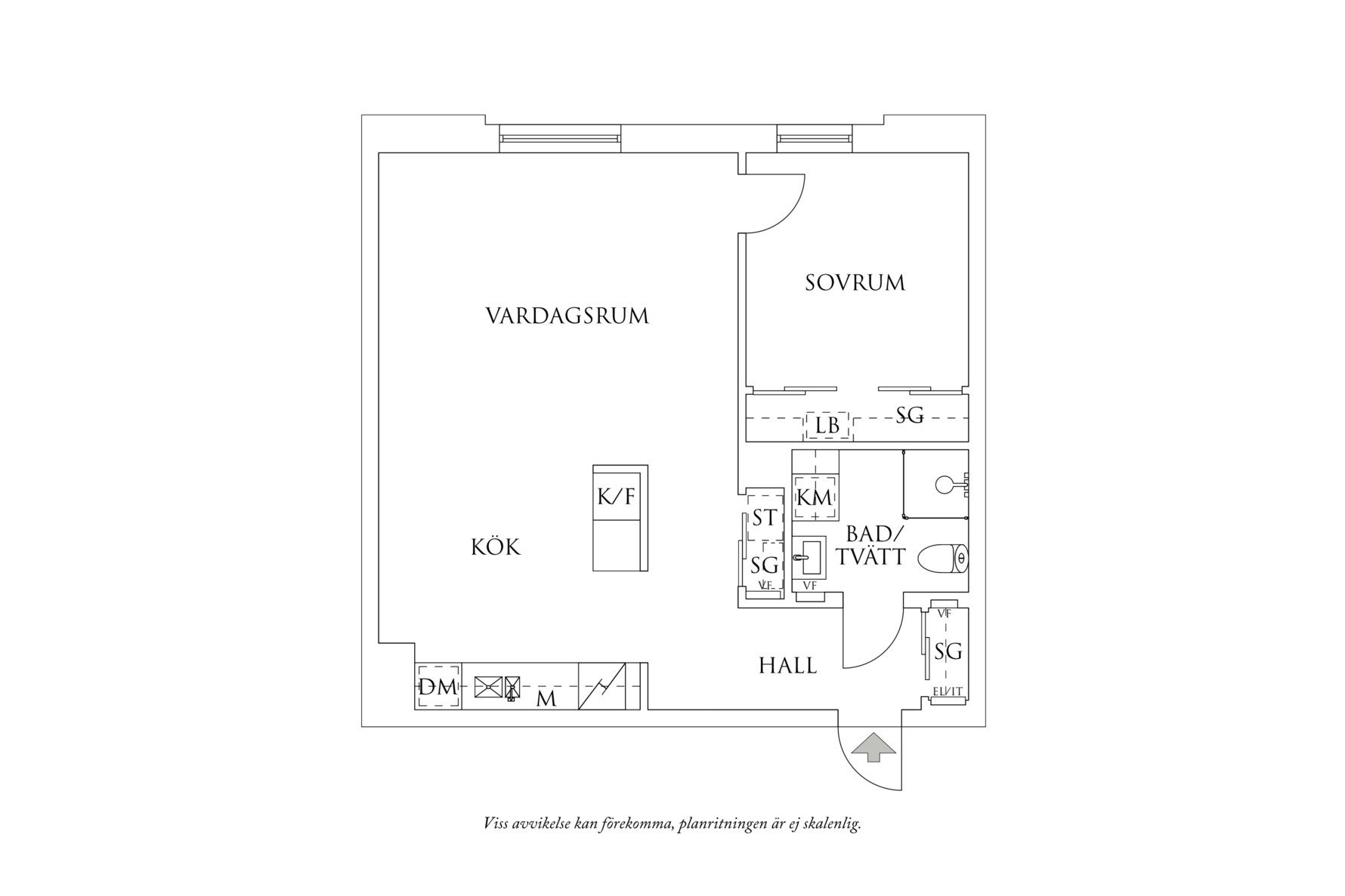 Planritning 1 Anna Branzells Gata 16