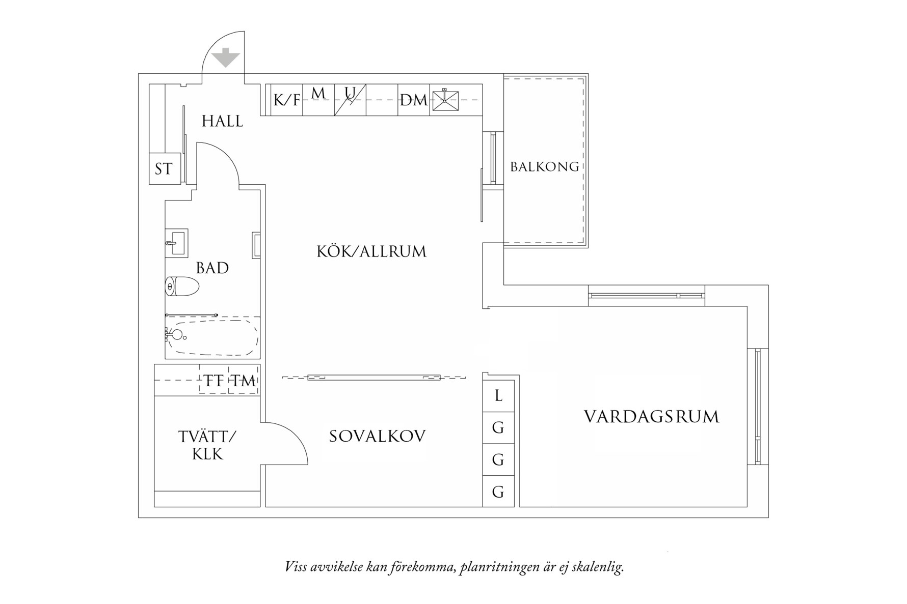 Planritning 1 Sten-Åke Cederhöks gata 1B