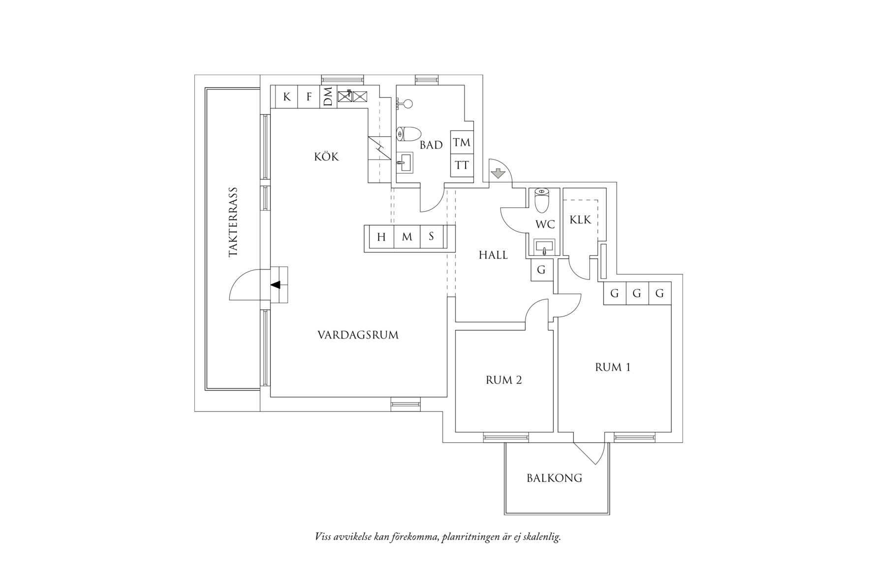 Planritning 1 Kärralundsgatan 10