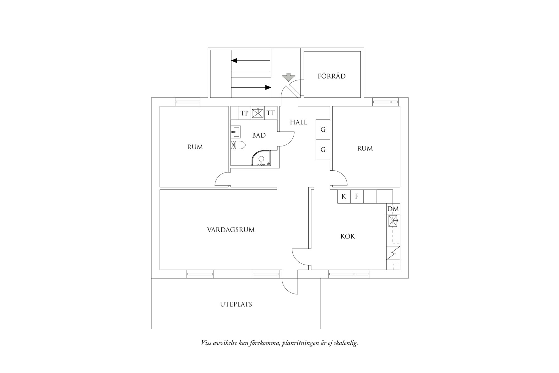 Planritning 1 Torvmossevägen 19