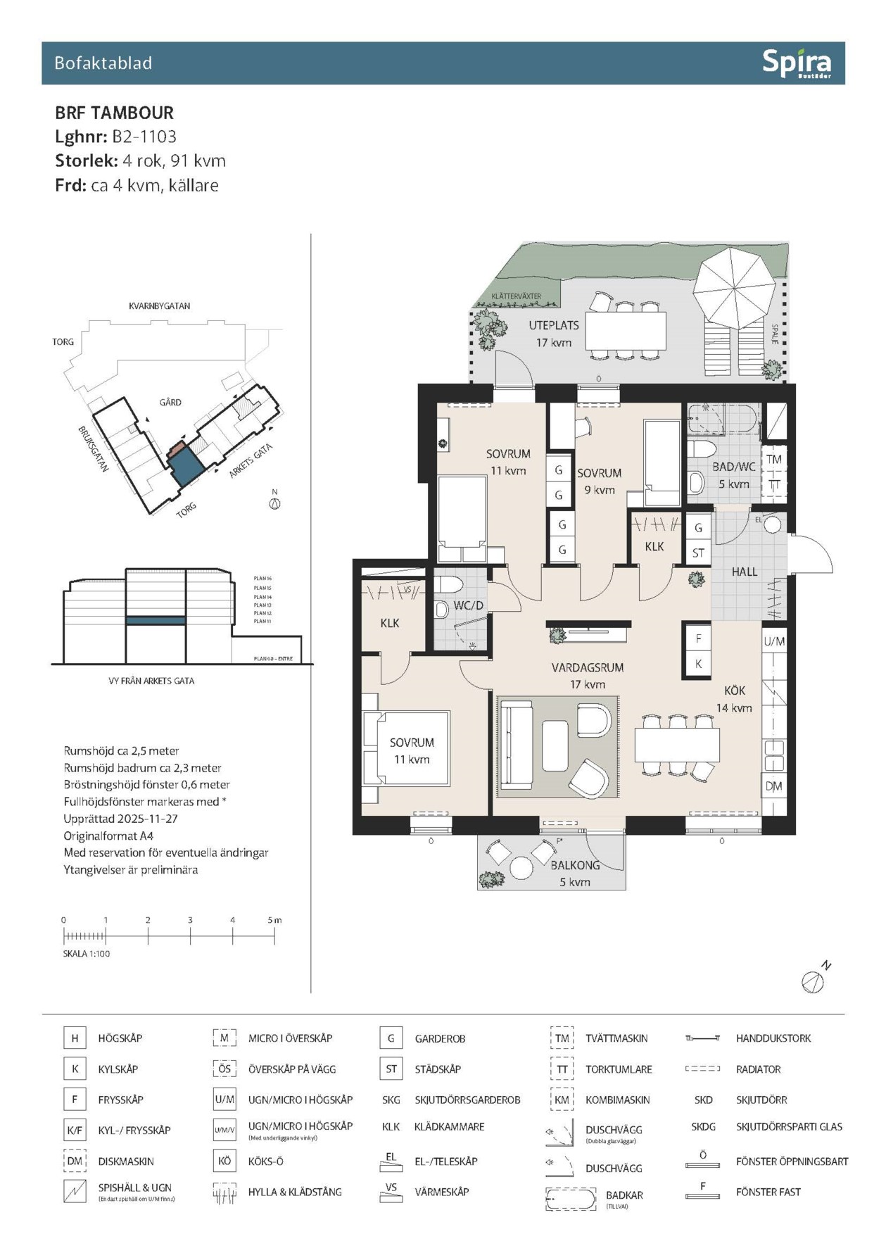 Planritning 1 Arkets gata 24