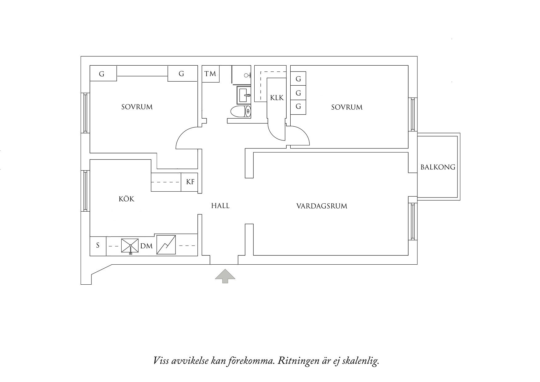 Planritning 1 Falkenbergsgatan 9B