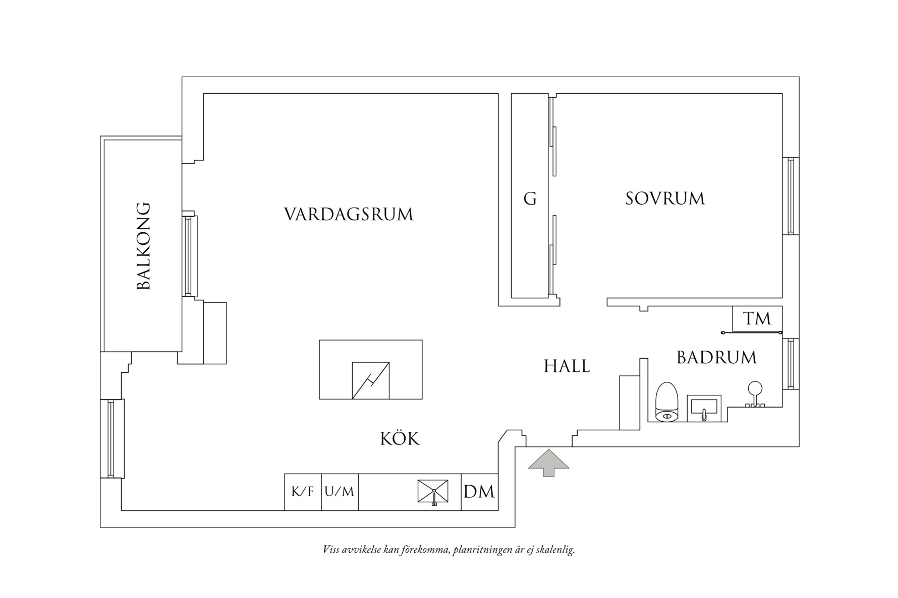 Planritning 1 Töpelsgatan 10A