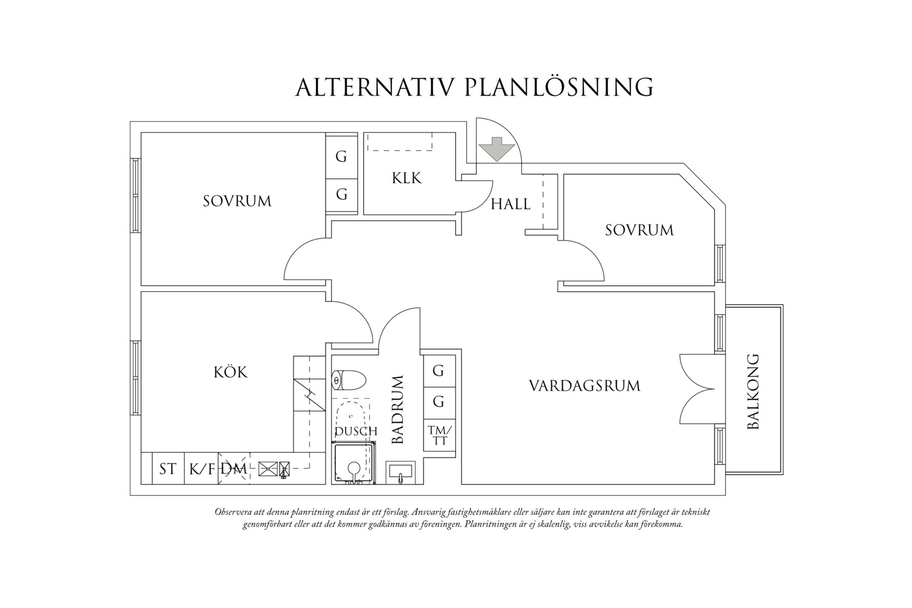 Planritning 2 Torkelsgatan 7