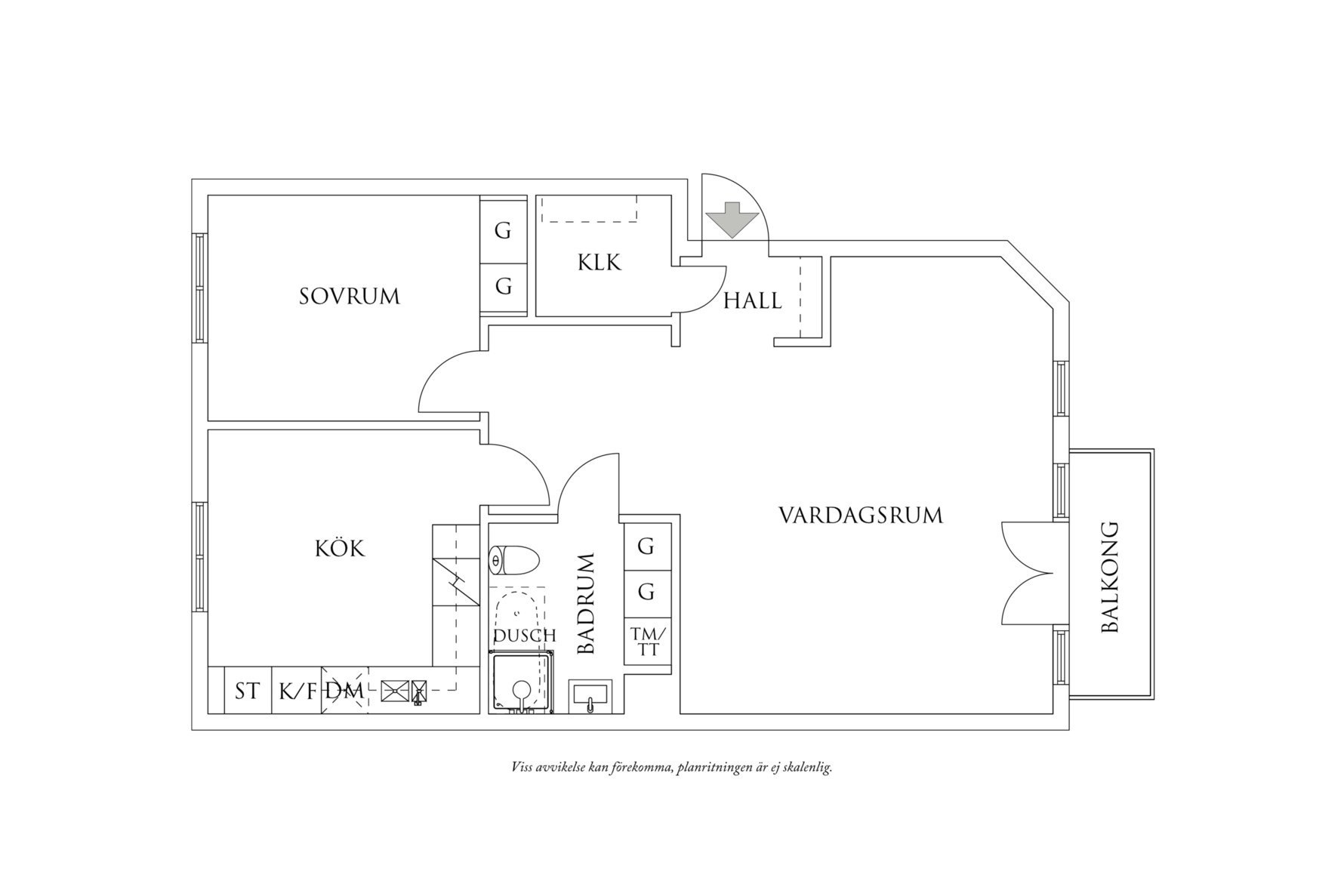 Planritning 1 Torkelsgatan 7