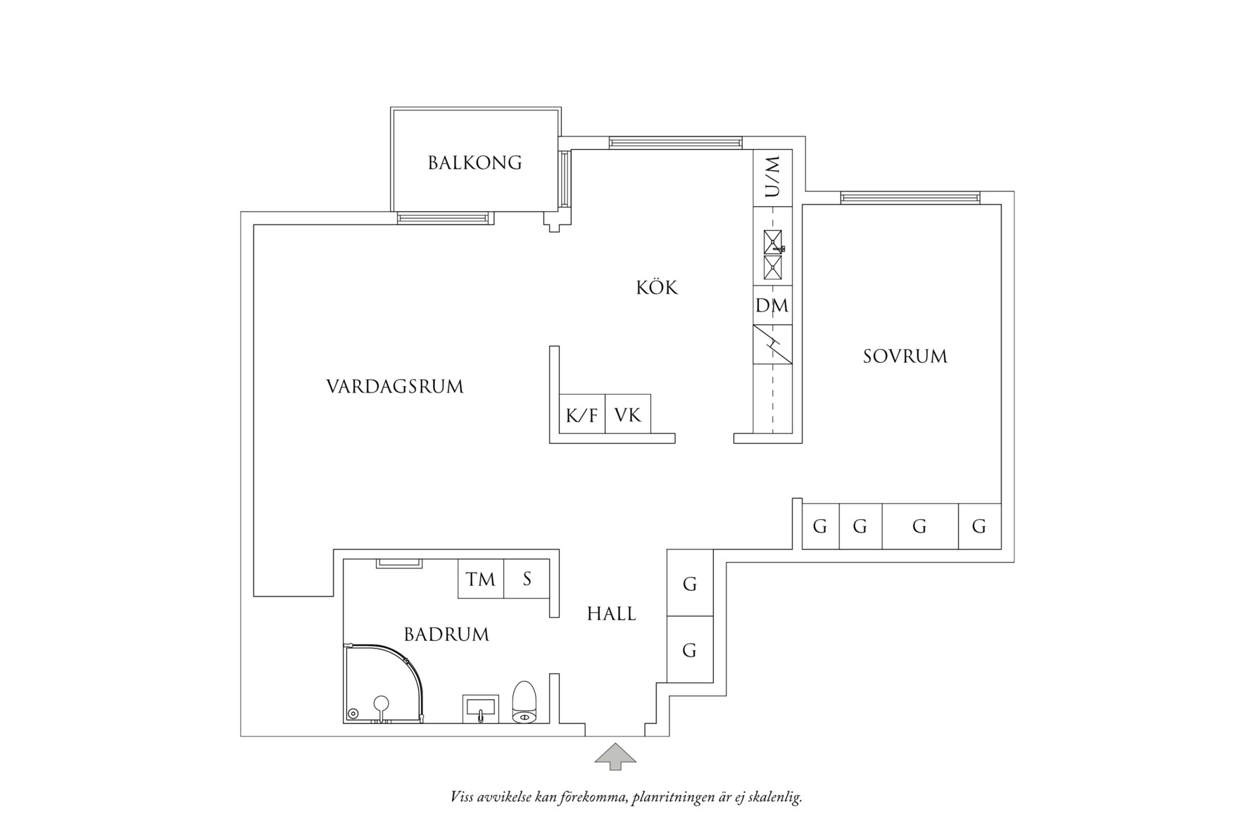 Planritning 1 Chalmersgatan 18