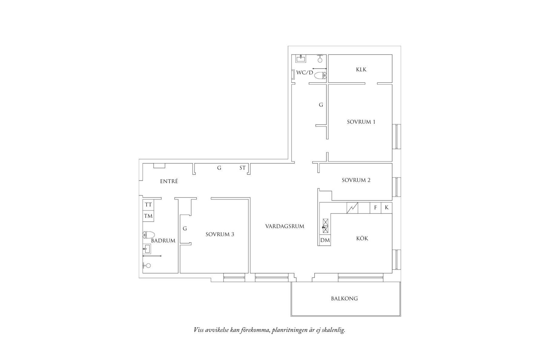 Planritning 1 Liedstrandsgatan 10