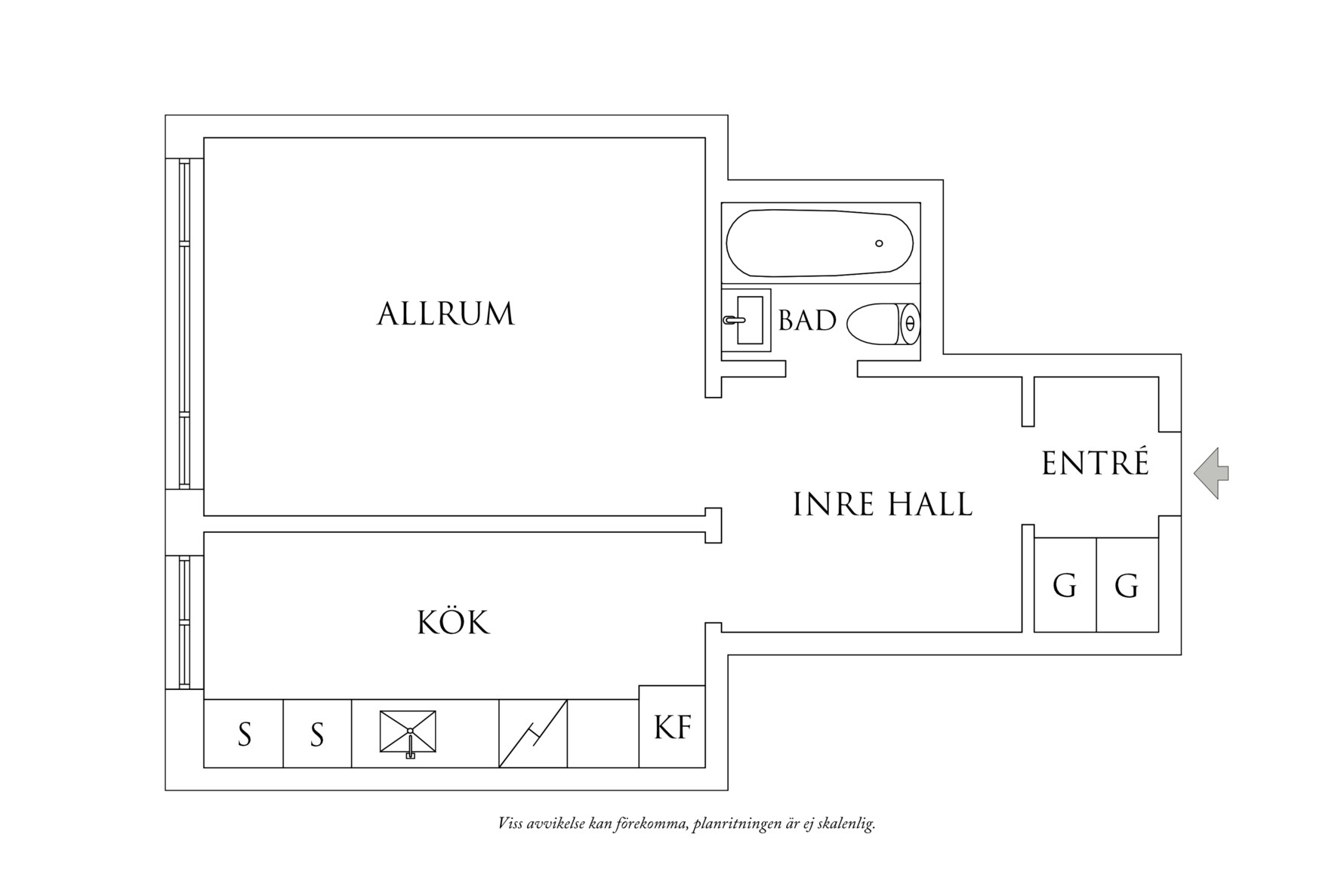 Planritning 1 Vidblicksgatan 9