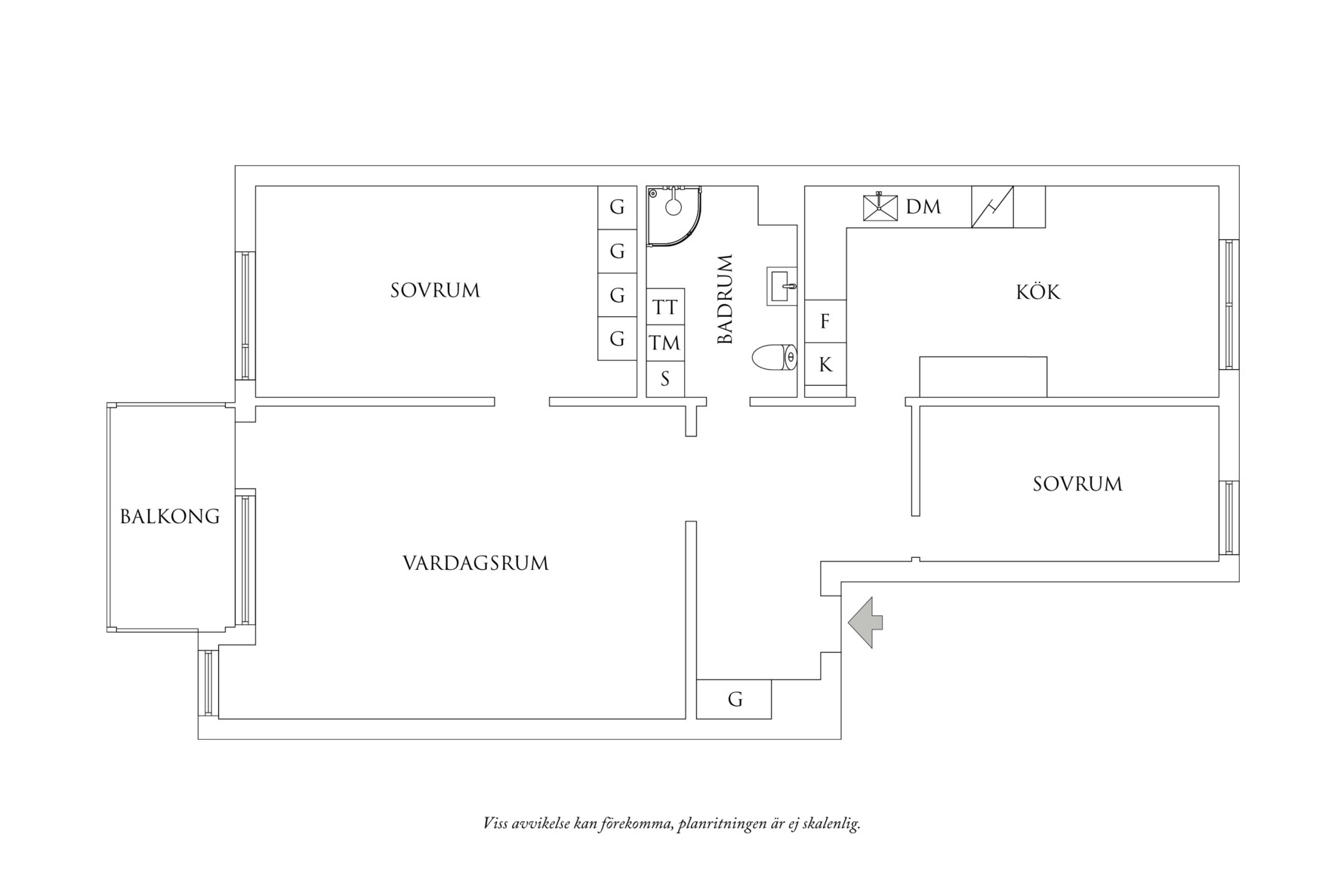 Planritning 1 Nilssonsberg 4