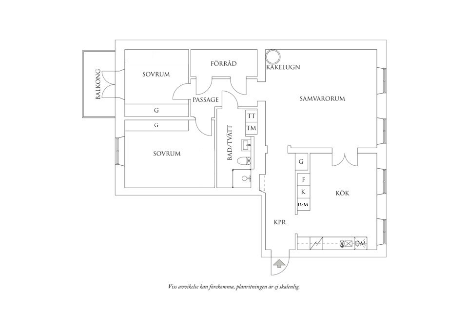 Planritning 1 Stora Badhusgatan 30
