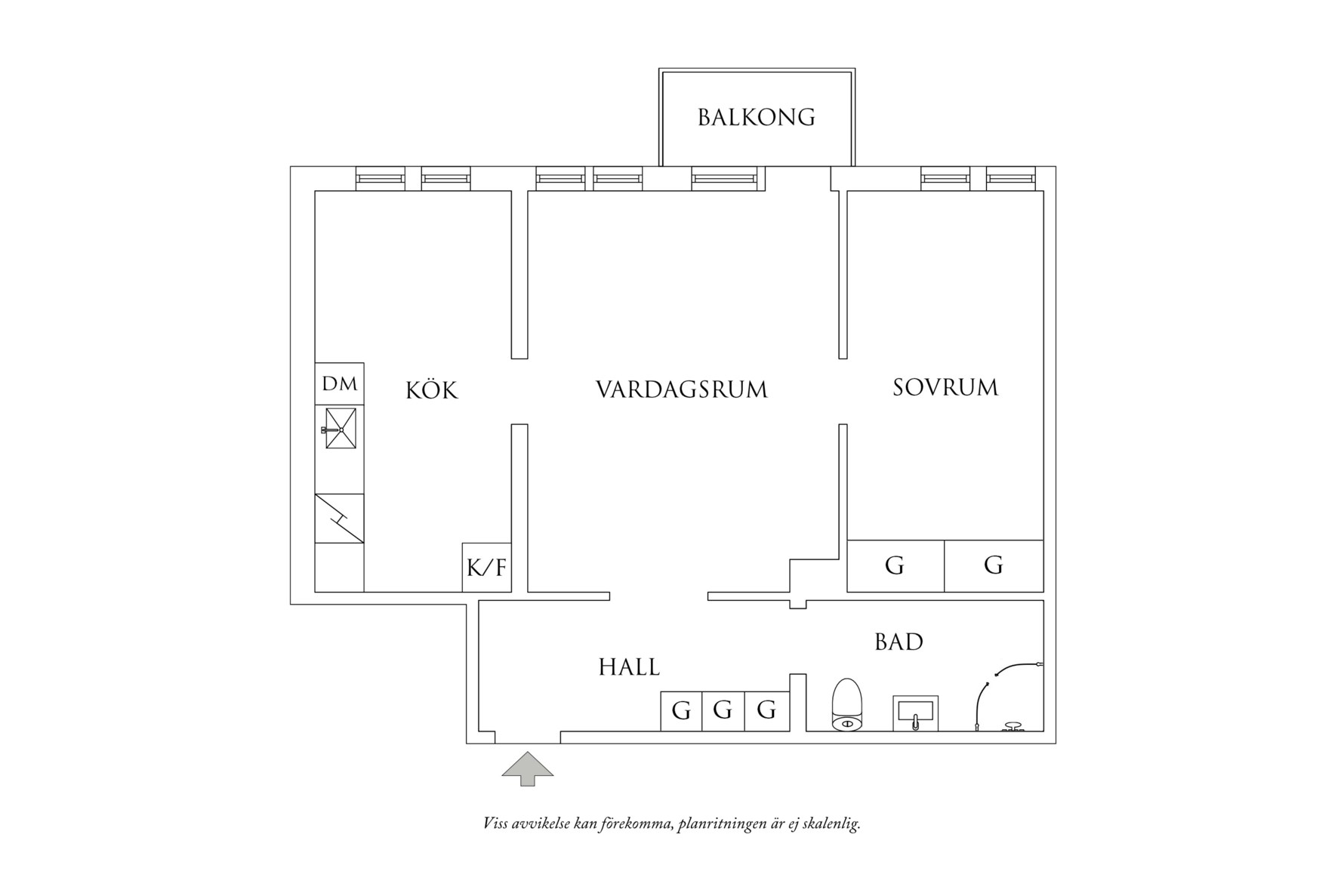 Planritning 1 Ålandsgatan 3