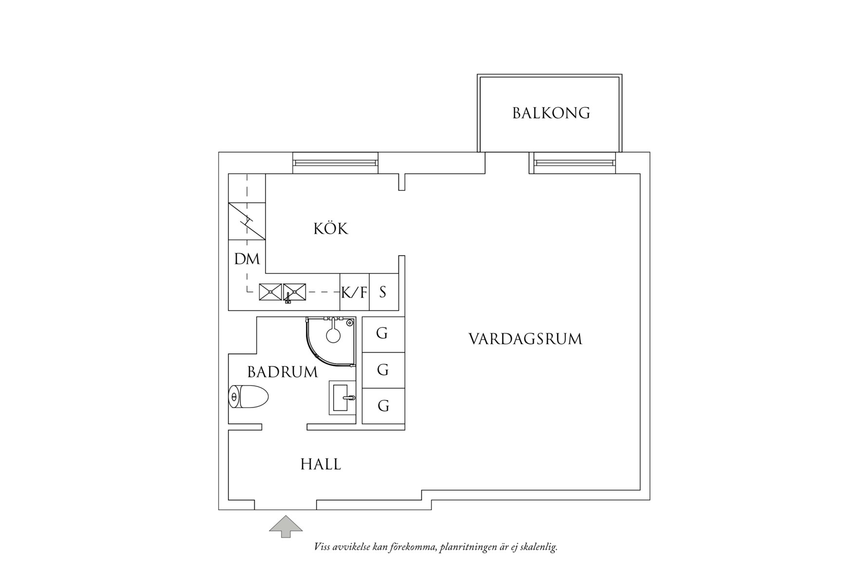 Planritning 1 Spaldingsgatan 3