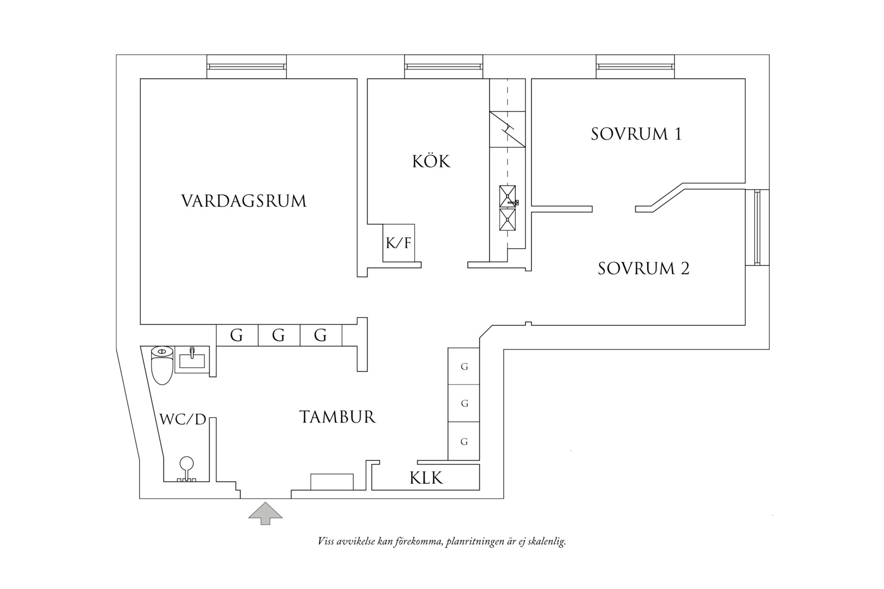 Planritning 1 Såggatan 56A