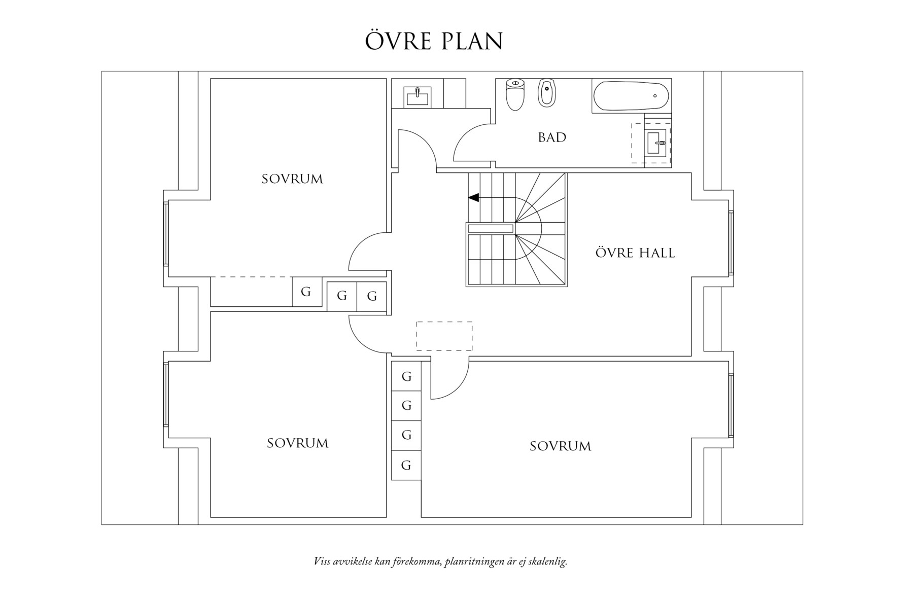 Planritning 3 Överås Parkväg 9