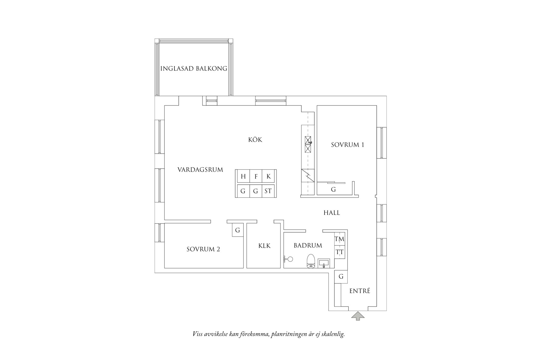 Planritning 1 Mölndalsvägen 69A