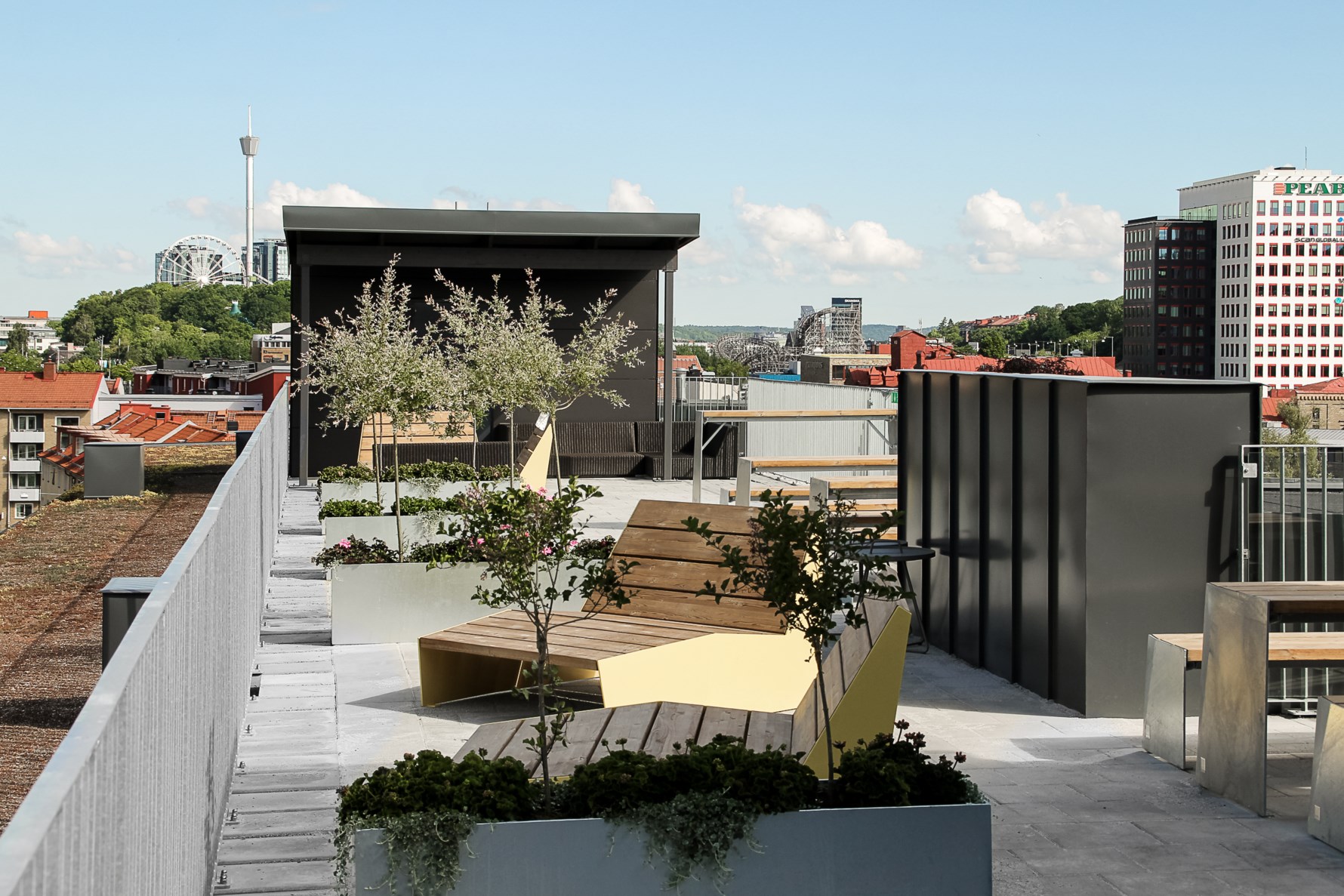 Gemensam takterass om ca 165 m²