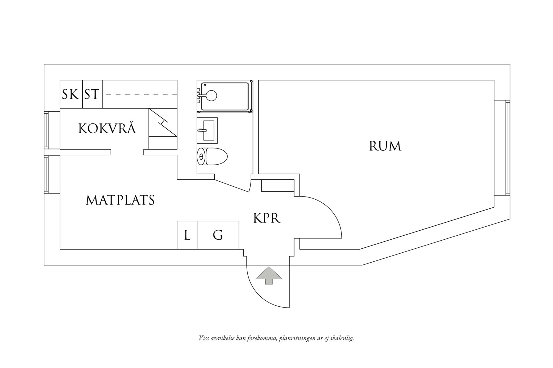 Planritning 1 Doktor Bex gata 15