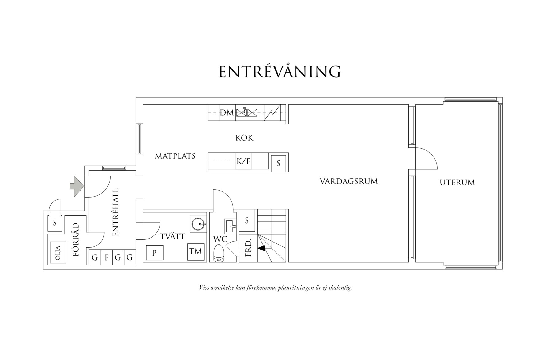 Planritning 1 Lundegrens gata 19F