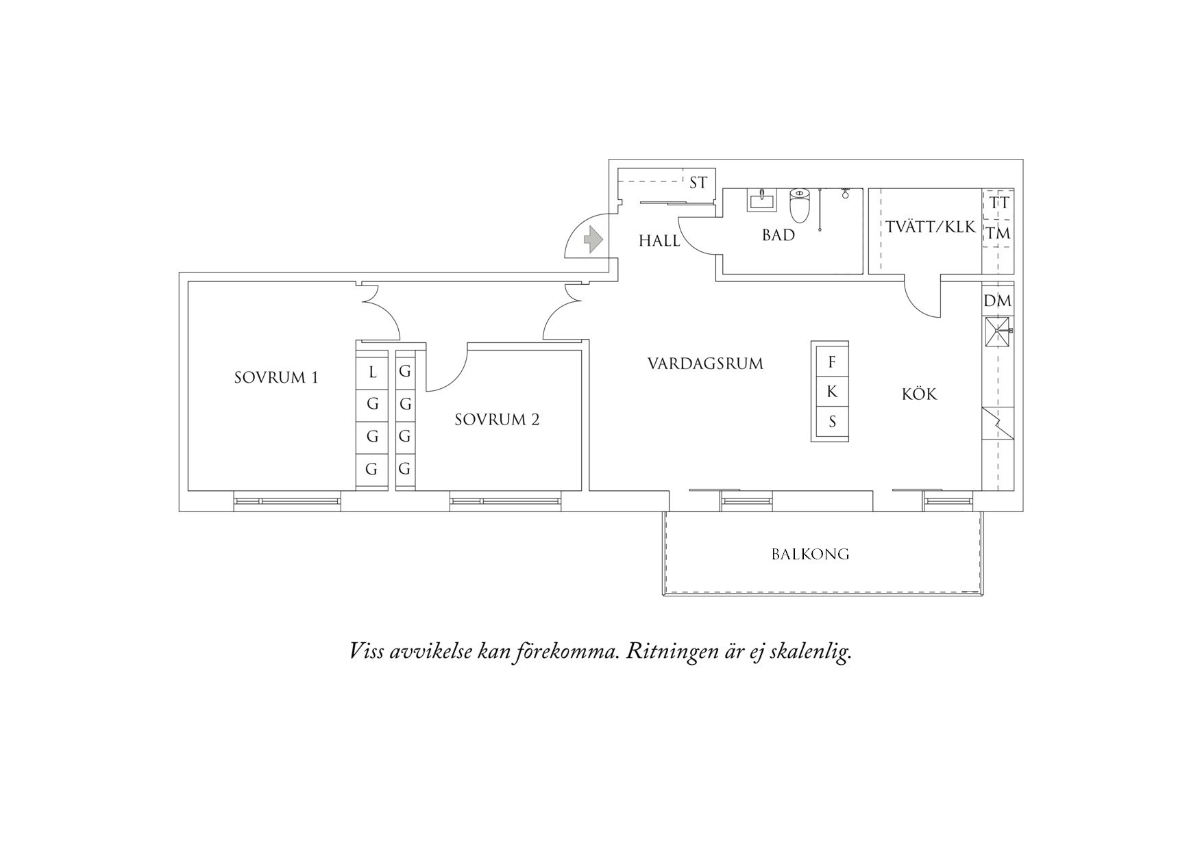 Planritning 1 Sten-Åke Cederhöks Gata 3A