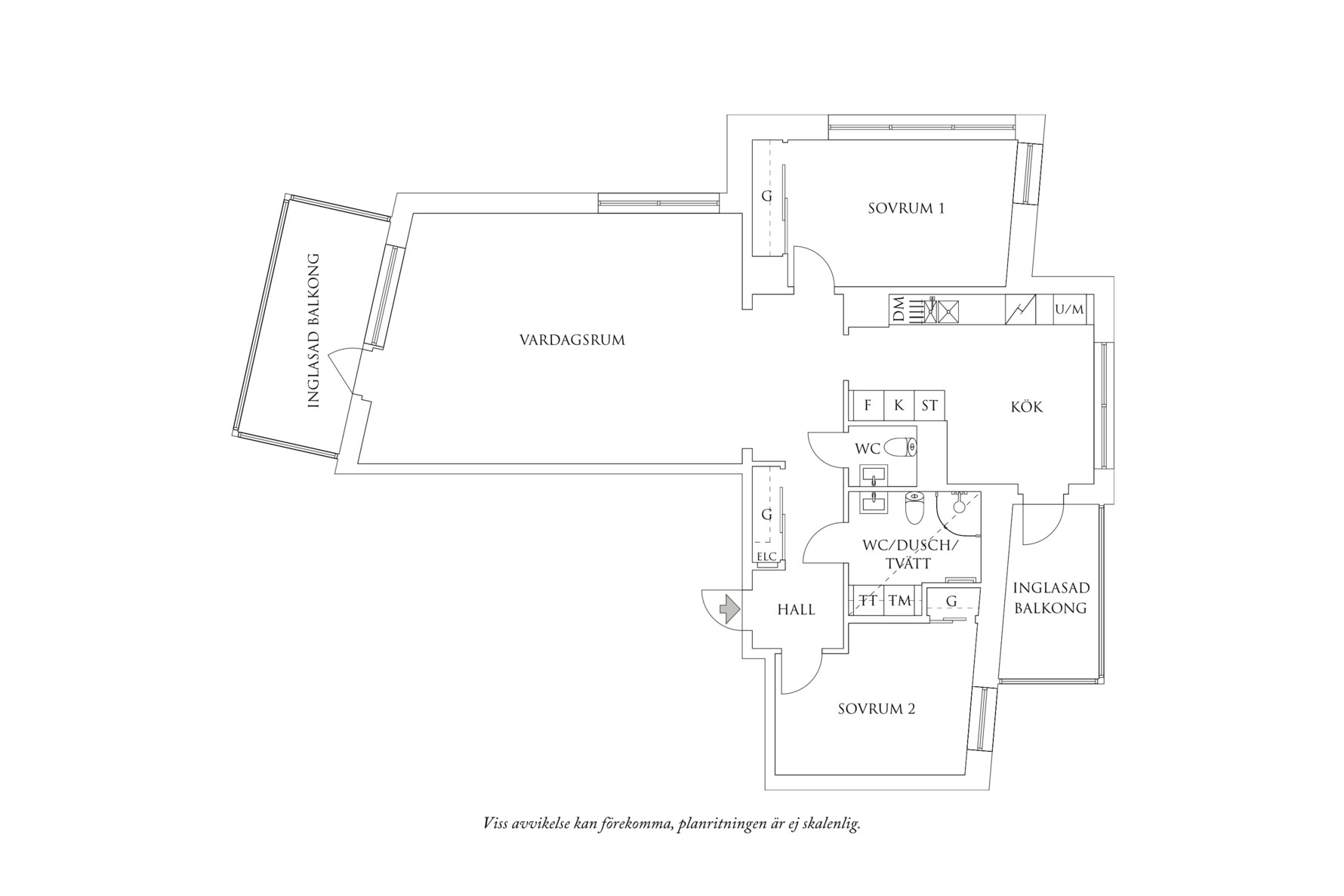 Planritning 1 Monsungatan 98