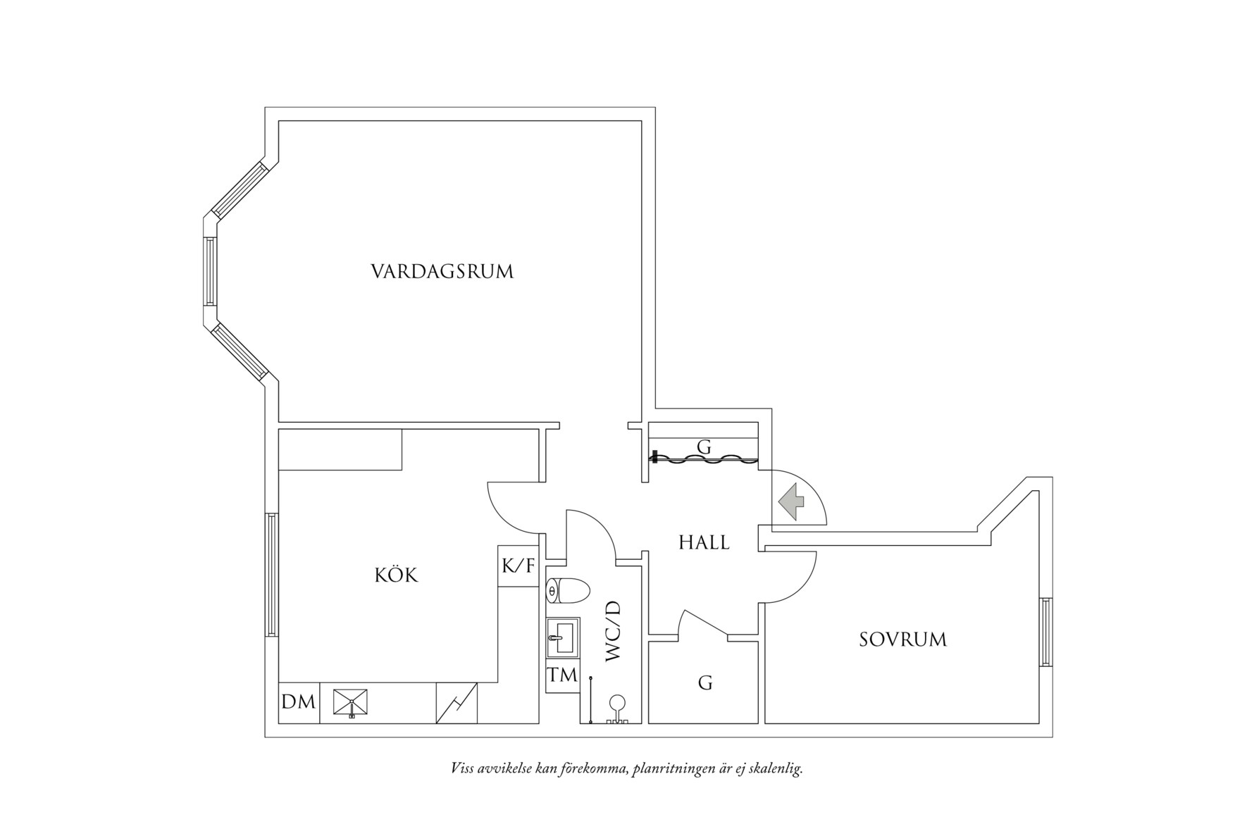 Planritning 1 Gamlestadstorget 13