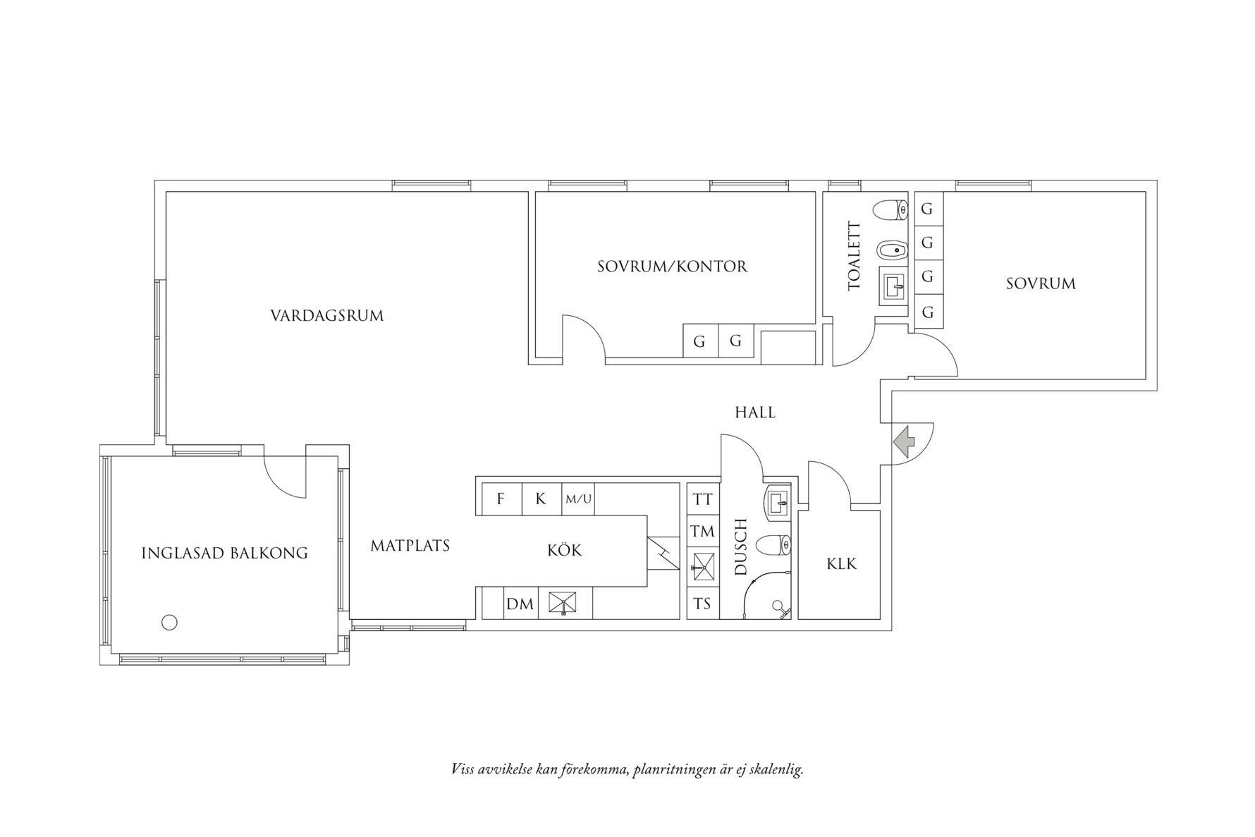 Planritning 1 Brattåskärrsvägen 201