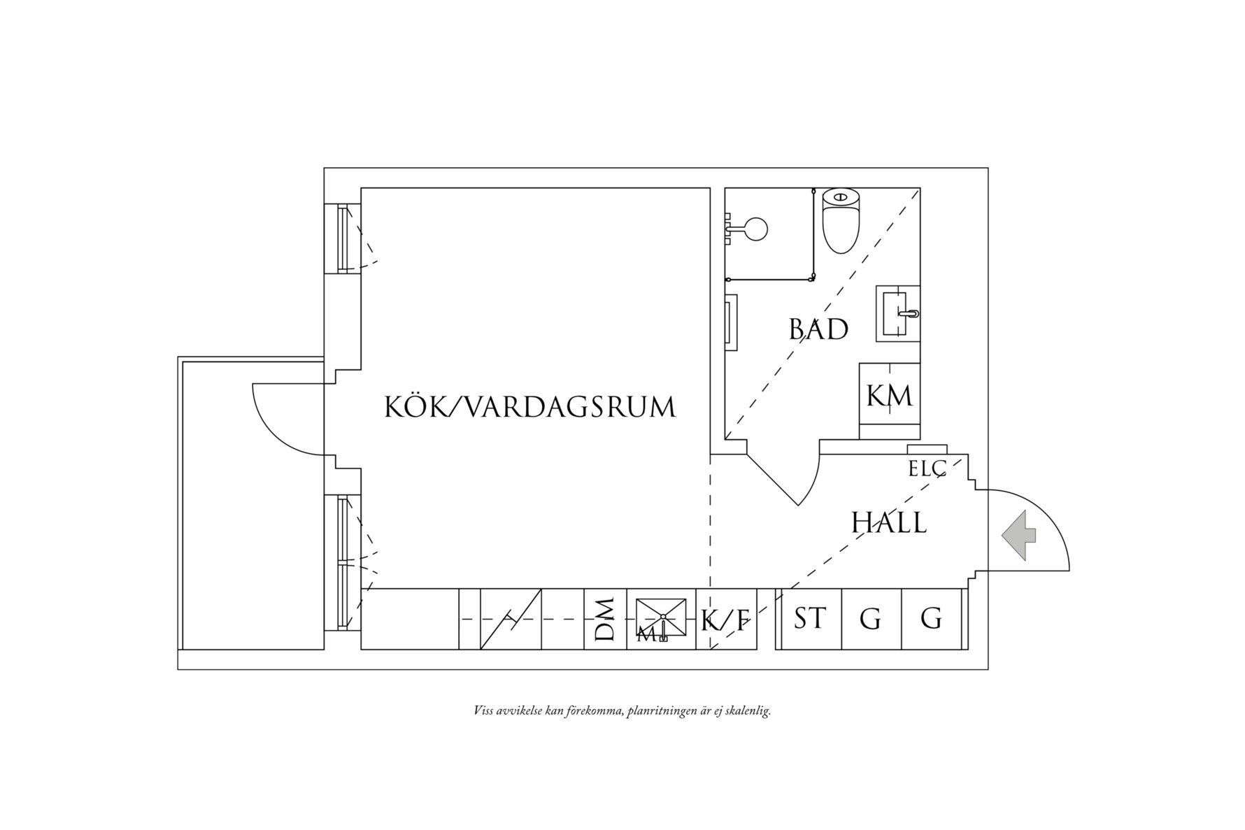 Planritning 1 Nordhemsgatan 10
