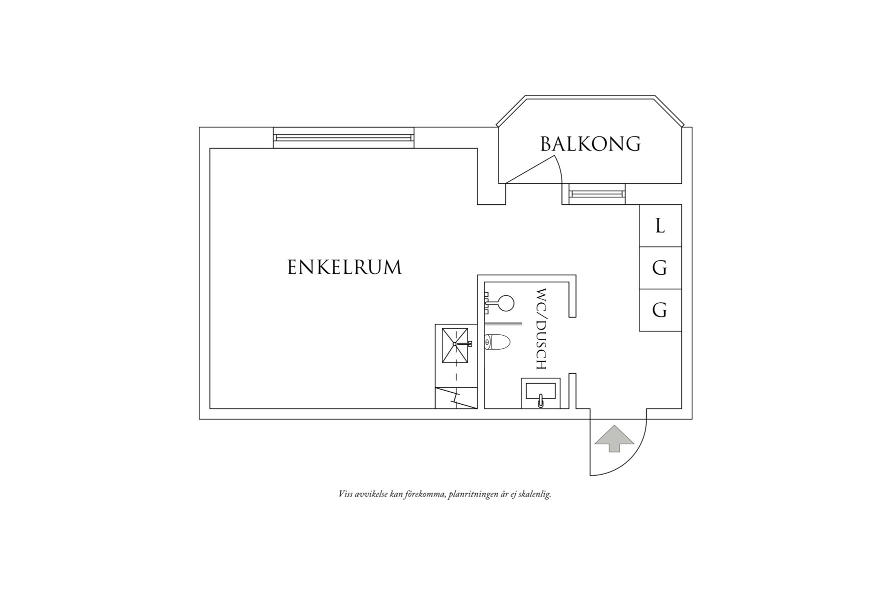 Planritning 1 Kabelgatan 39D