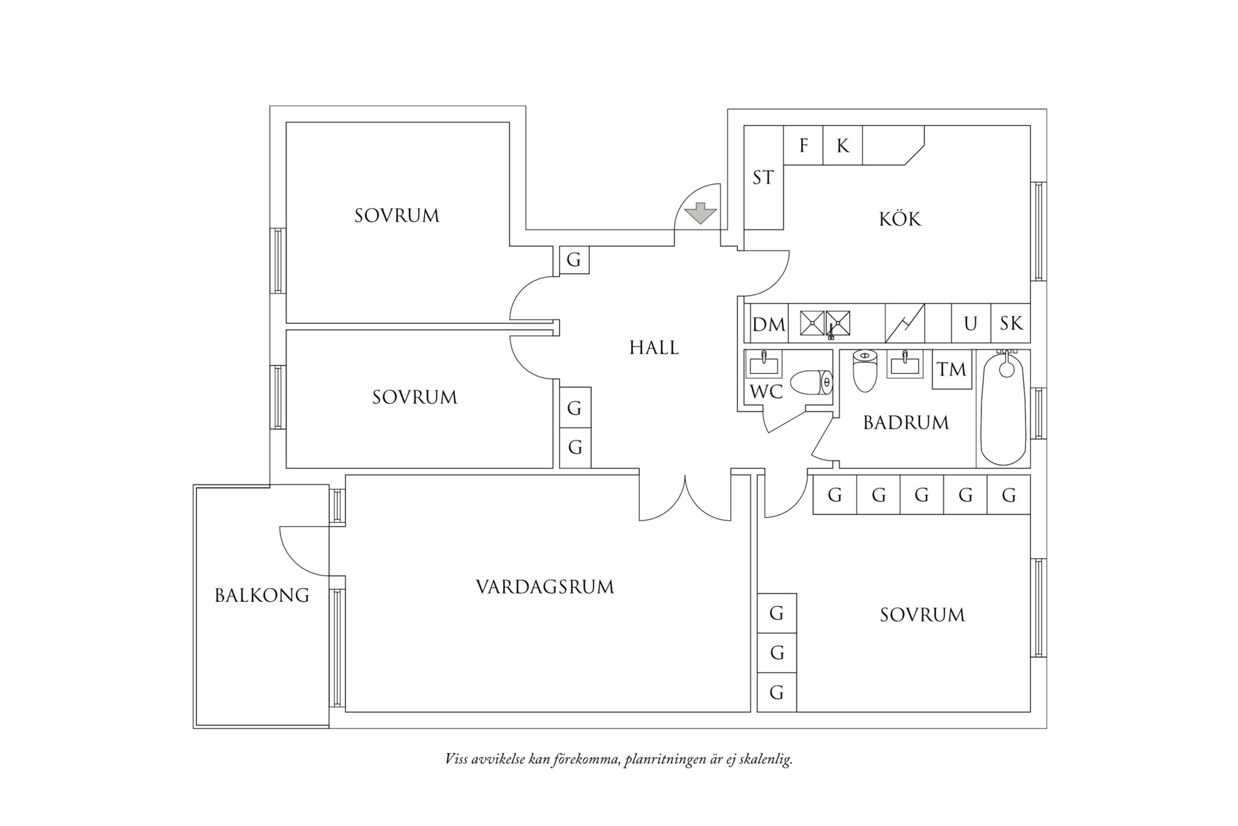 Planskiss Irisgatan 5B MÖLNDAL