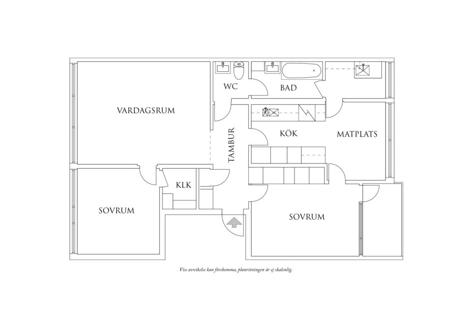 Planritning 1 Tunnlandsgatan 10